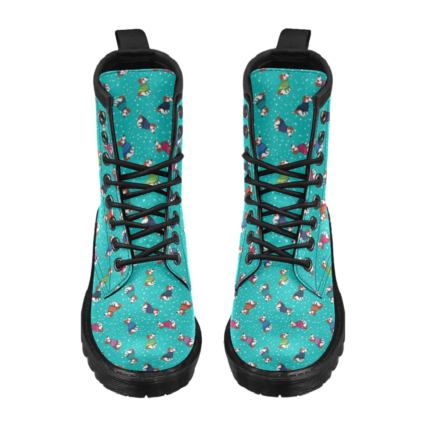 Russell Terriers Print Design LKS309 Women's Boots