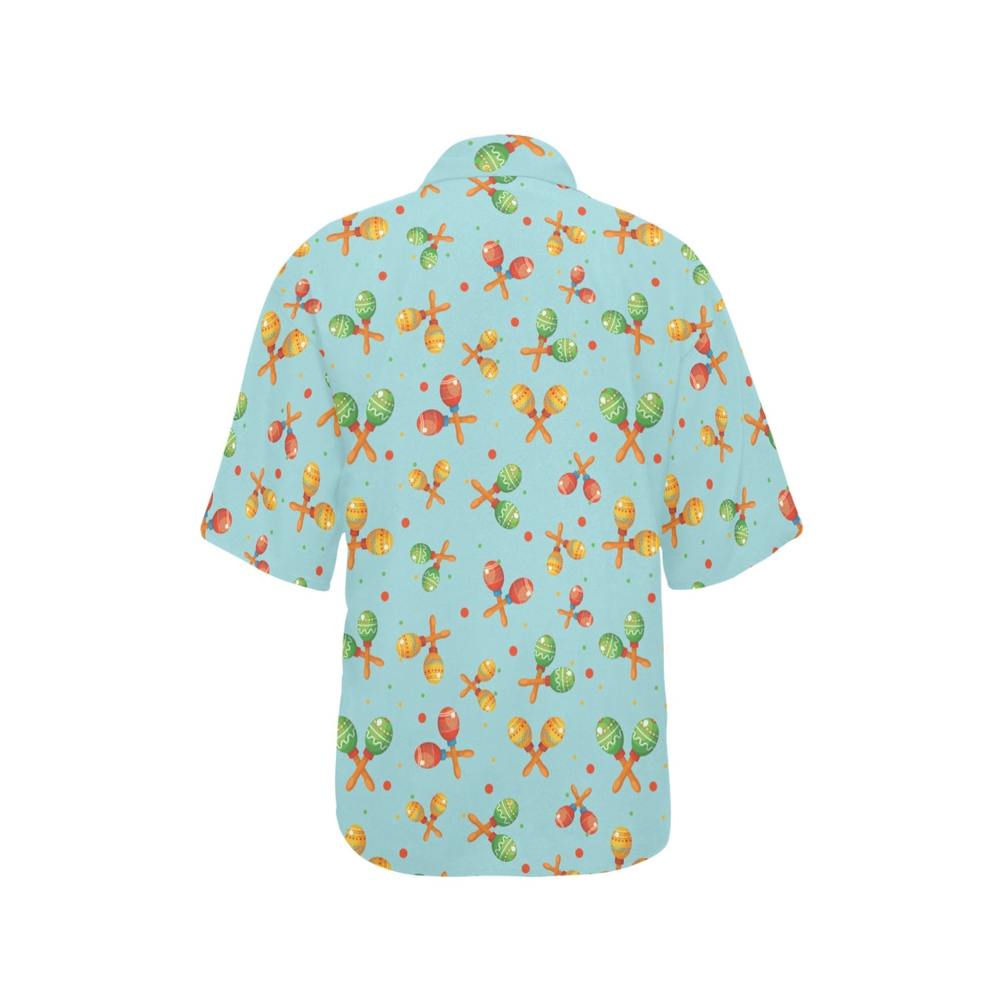 Maracas Print Design LKS402 Women's Hawaiian Shirt