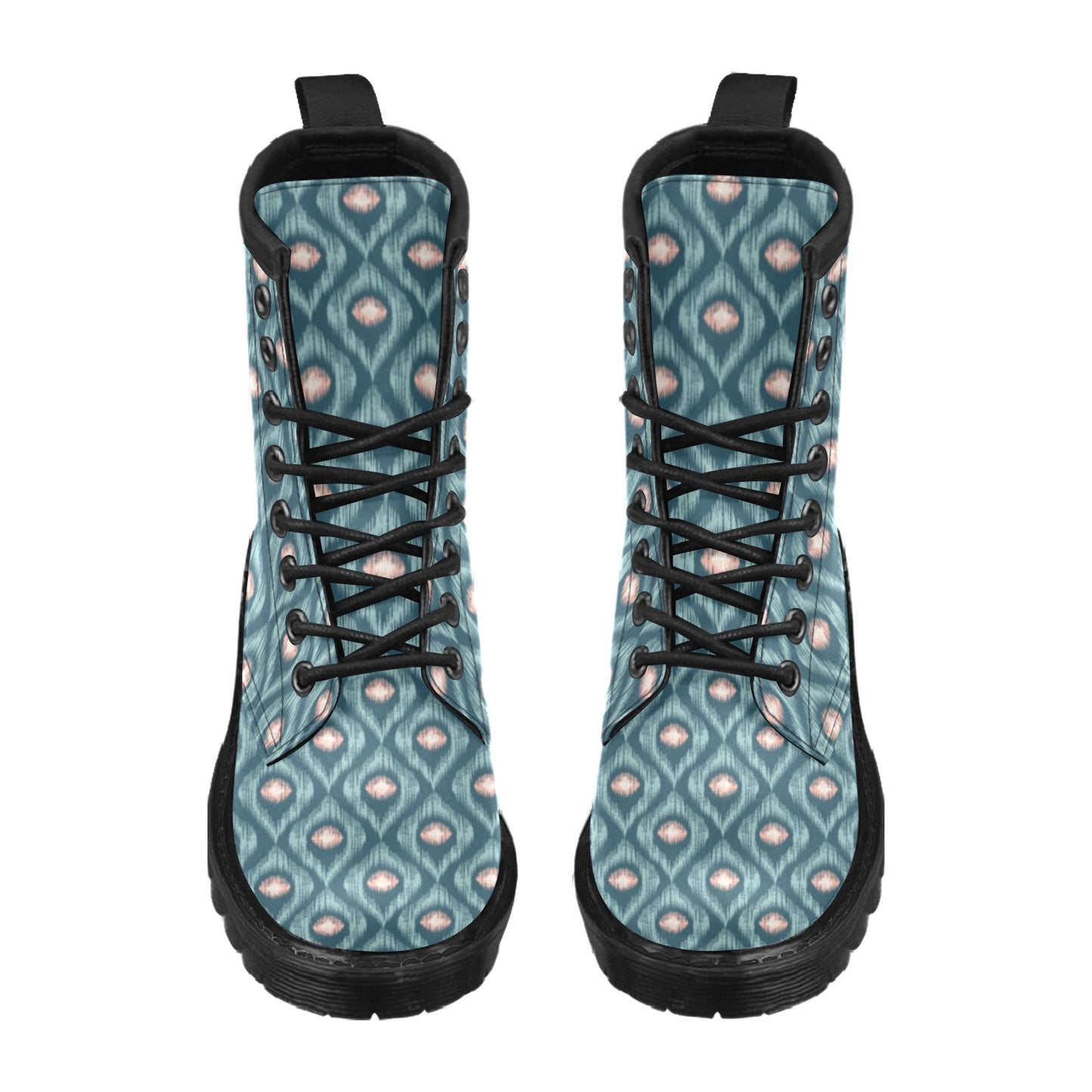 Ikat Print Design LKS402 Women's Boots