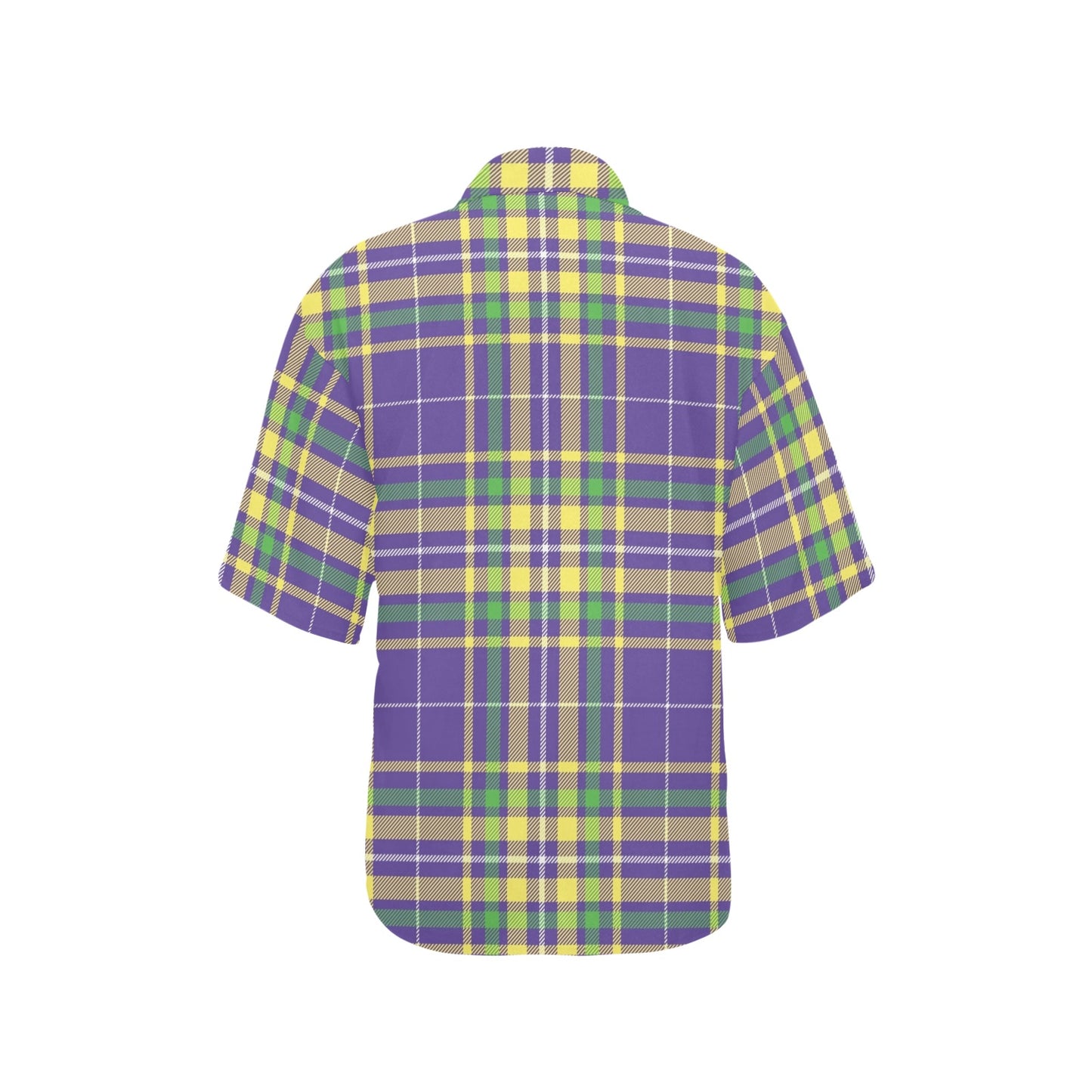 Mardi Gras Pattern Print Design 010 Women's Hawaiian Shirt