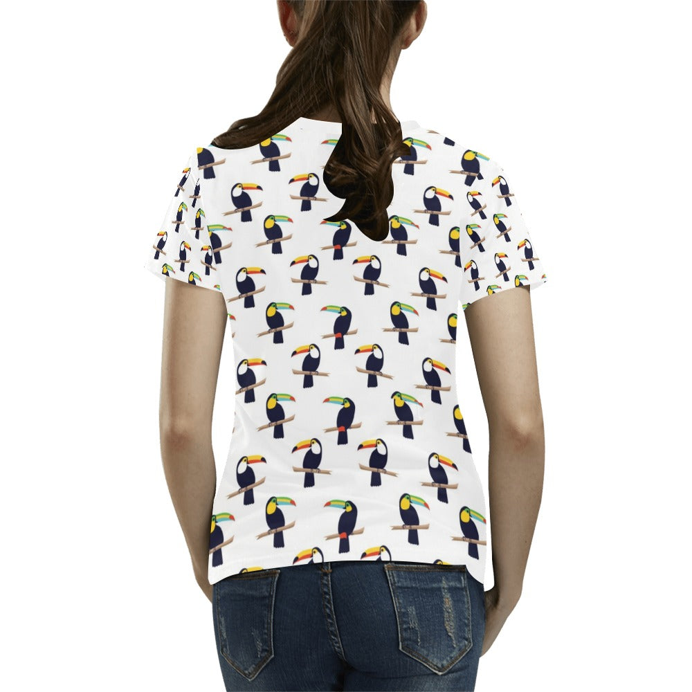 Toucan Print Design LKS305 Women's T-shirt