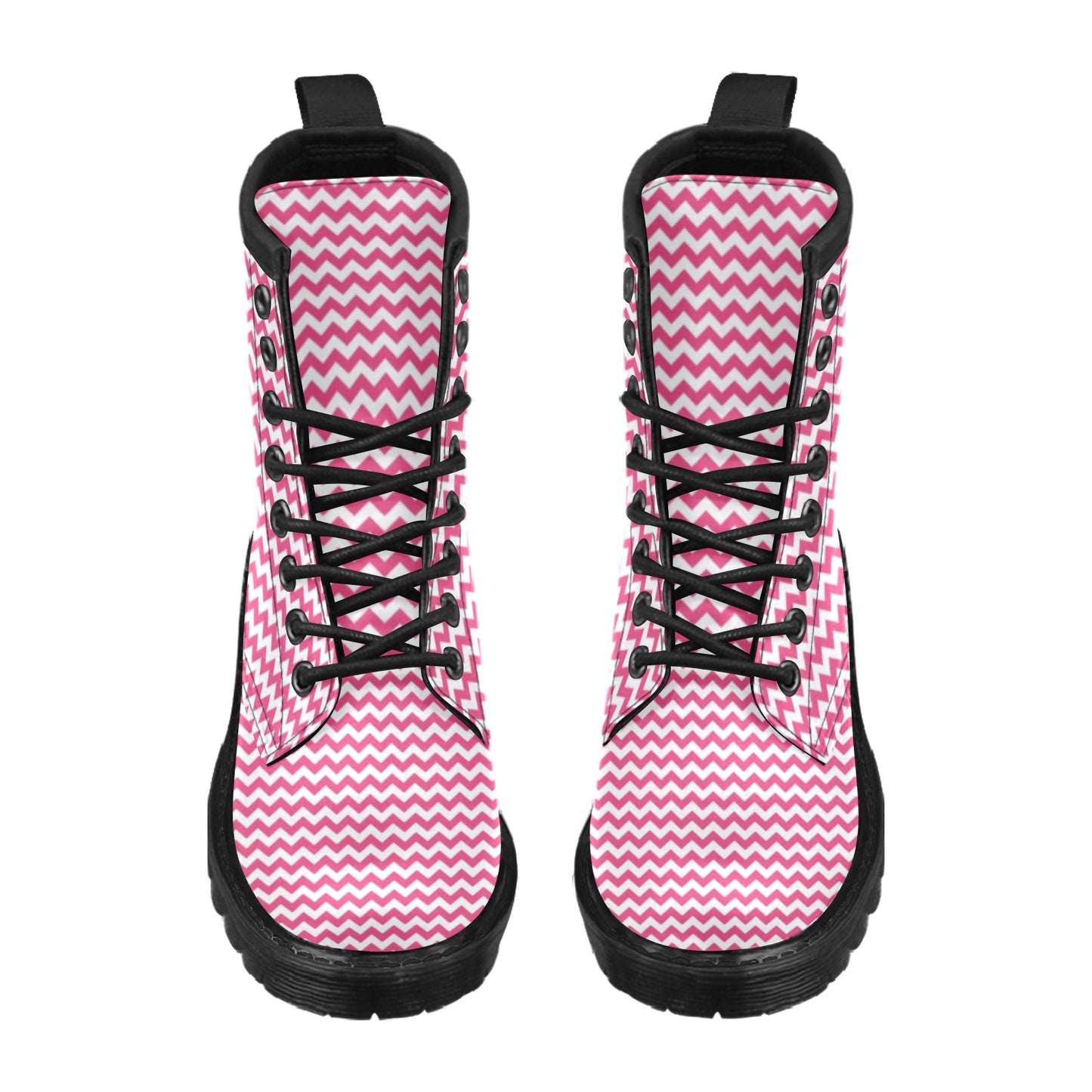 Chevron Print Design LKS402 Women's Boots