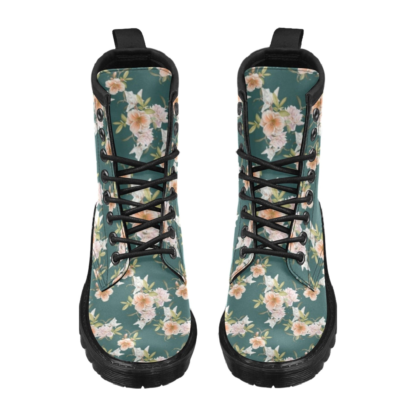 Iris Pattern Print Design IR01 Women's Boots