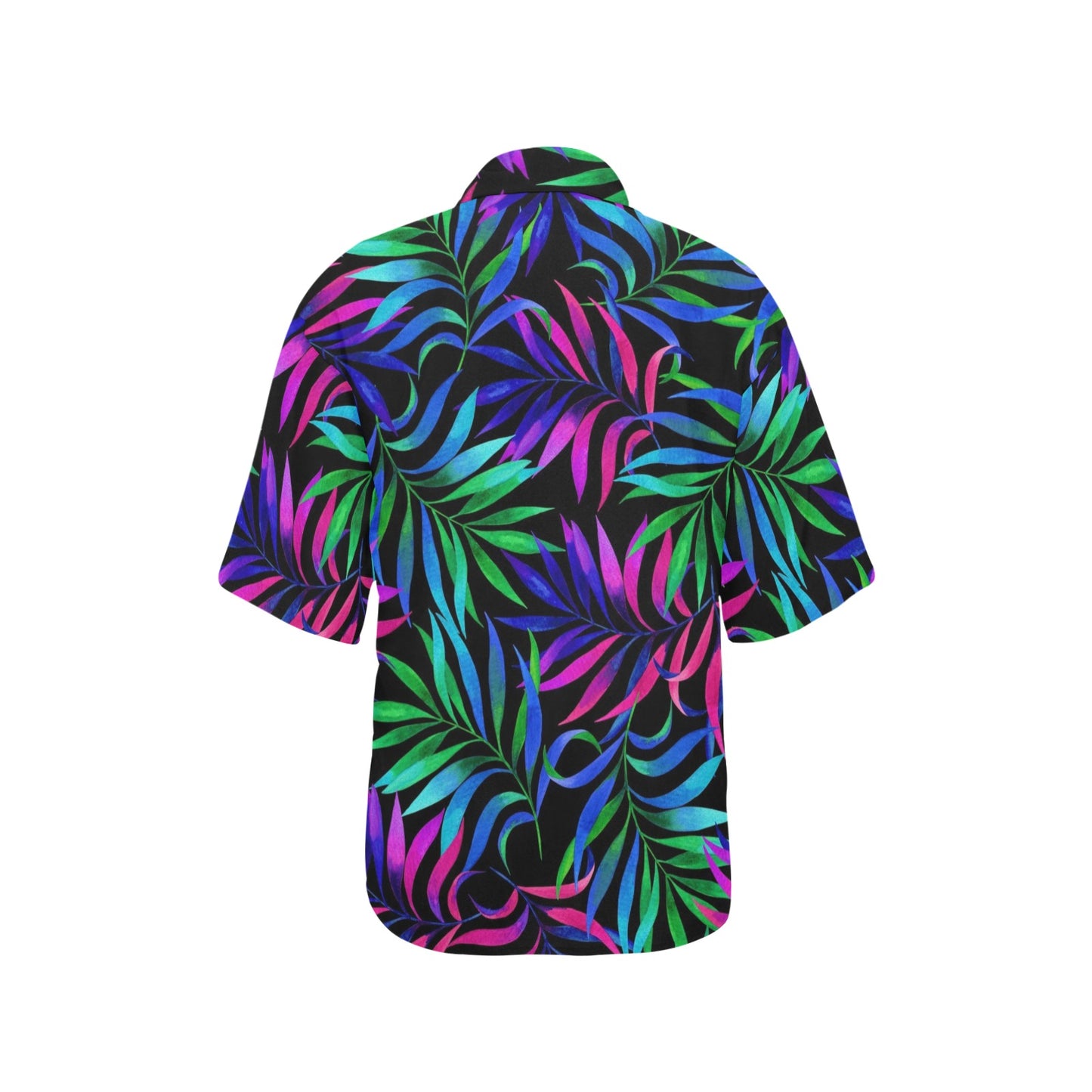 Tropical Flower Pattern Print Design TF010 Women's Hawaiian Shirt