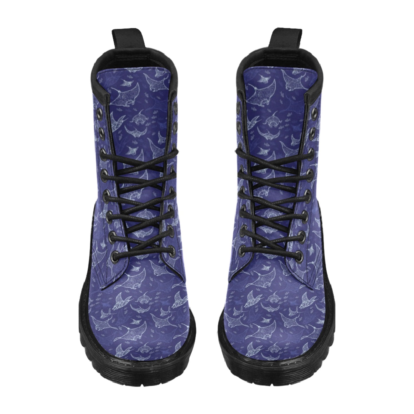 Manta Ray Print Design LKS401 Women's Boots