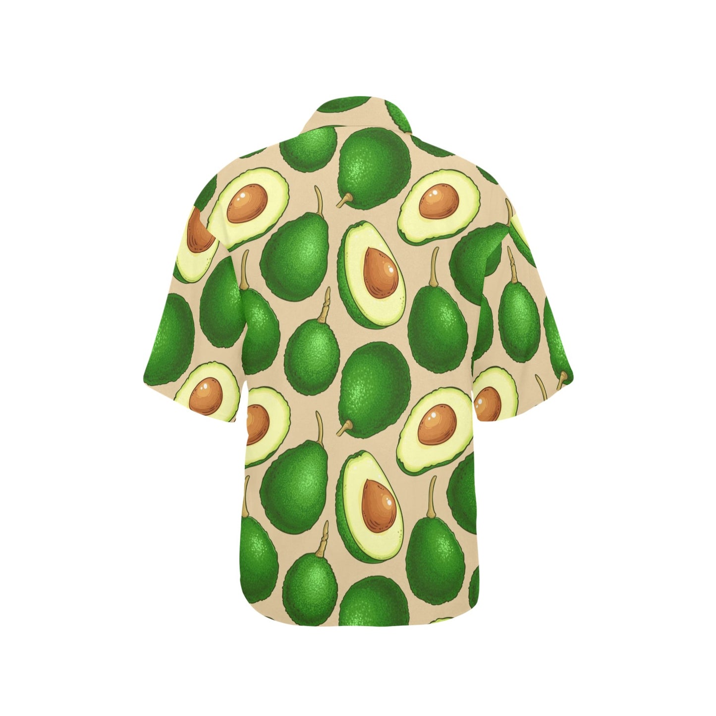 Avocado Pattern Print Design AC010 Women's Hawaiian Shirt