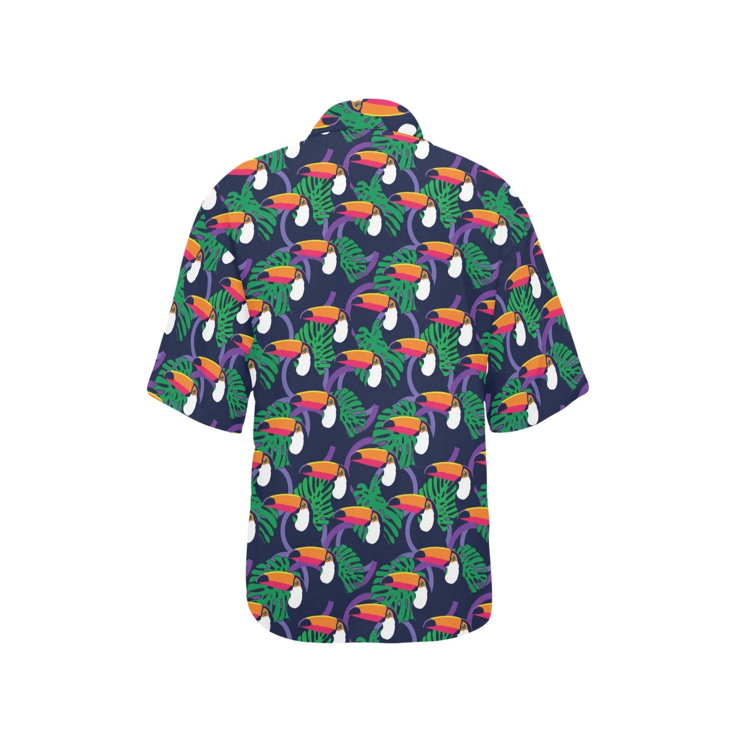 Toucan Print Design LKS302 Women's Hawaiian Shirt