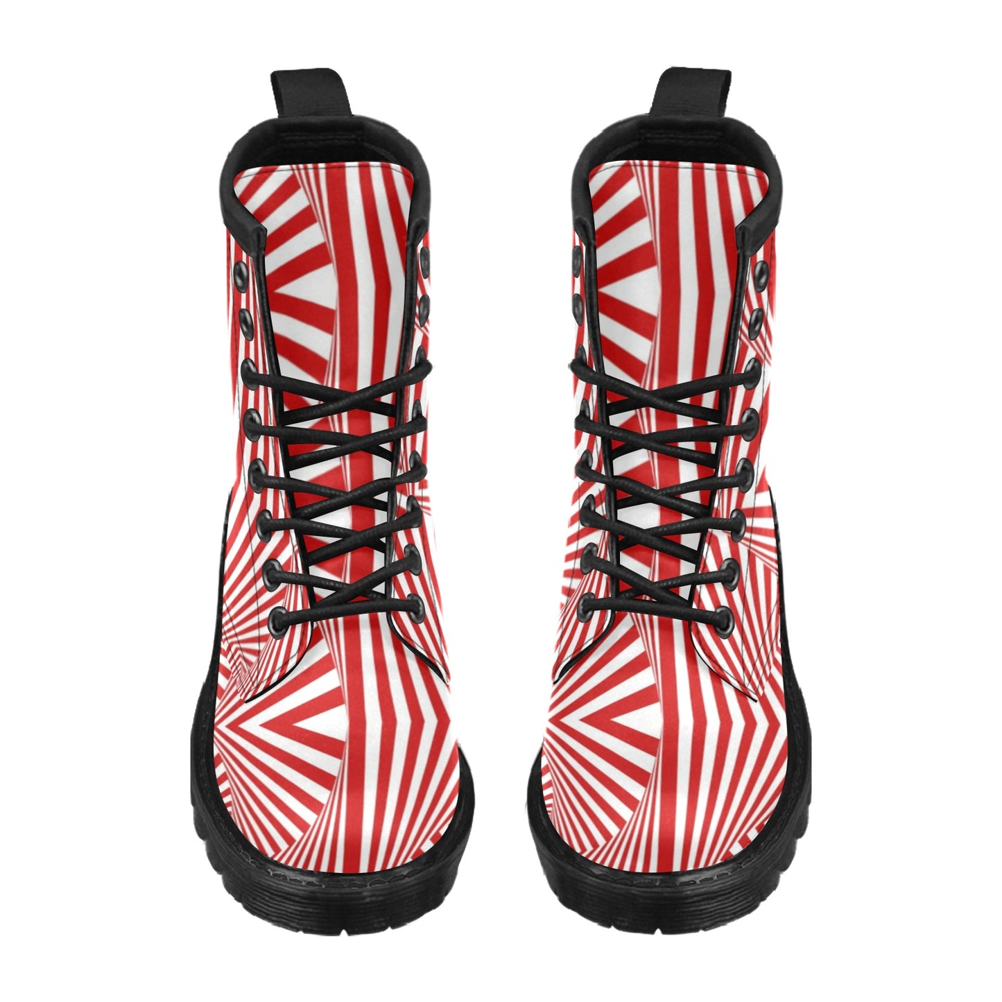 Vortex Print Design LKS304 Women's Boots