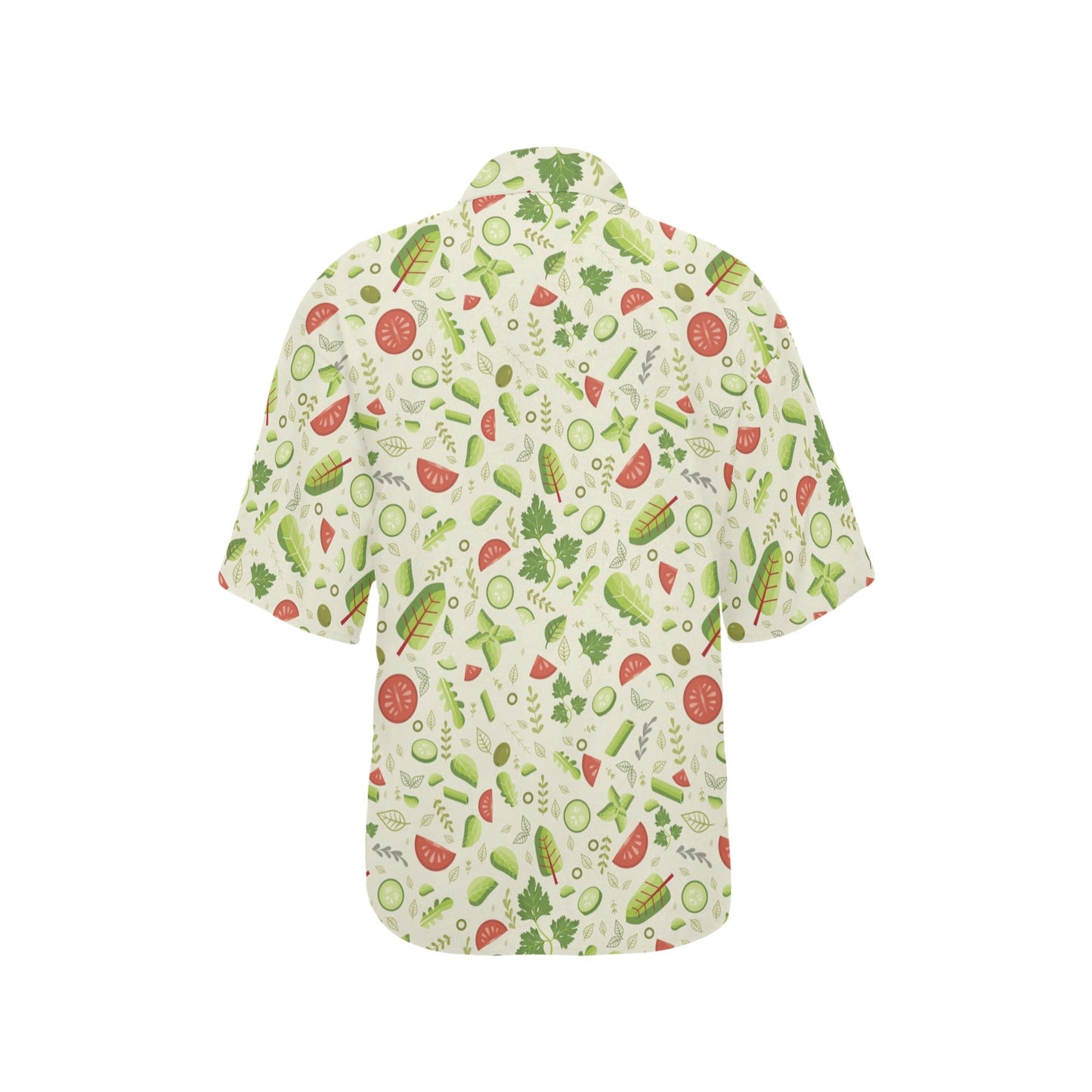 Salad Vegetable Print Design LKS302 Women's Hawaiian Shirt