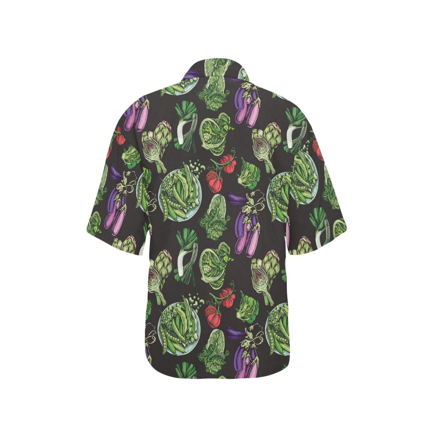 Lettuce Pattern Print Design 01 Women's Hawaiian Shirt