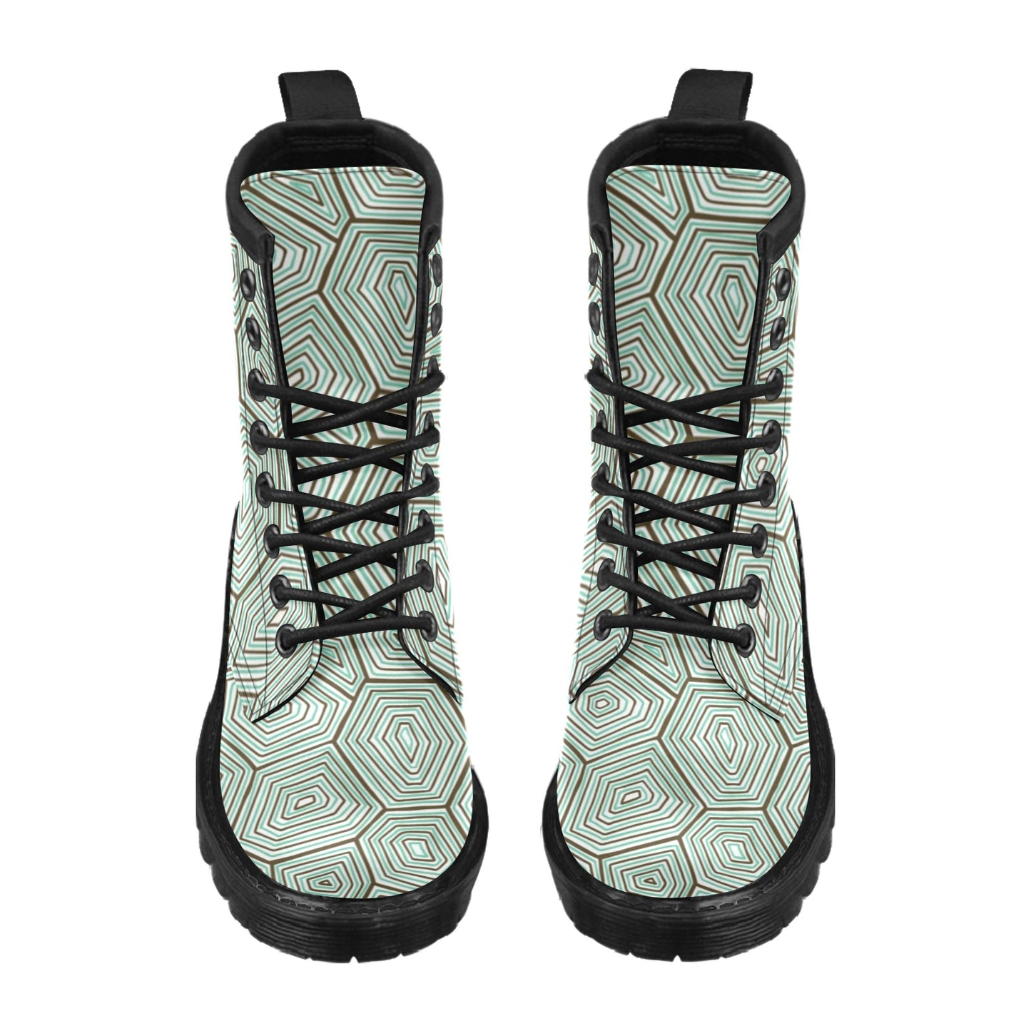 Sea Turtle Skin Print Women's Boots