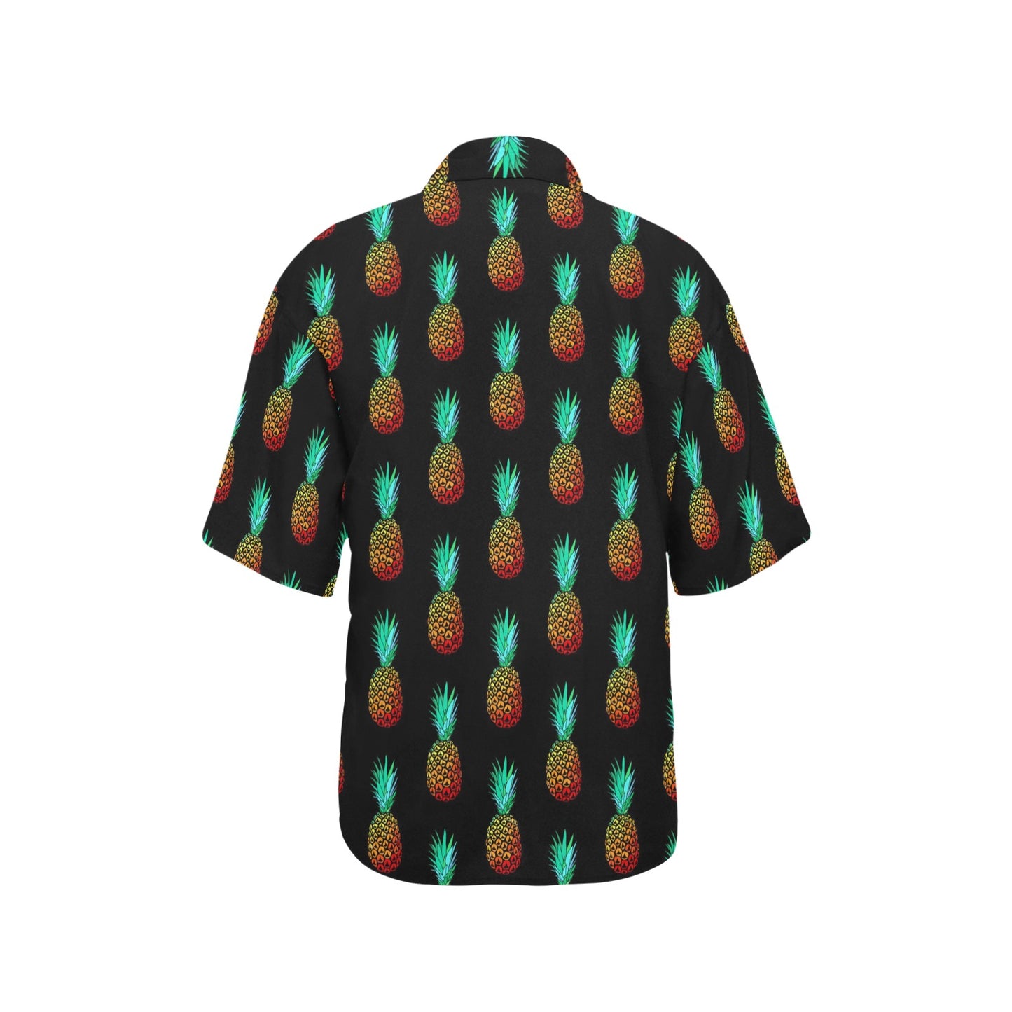 Pineapple Pattern Print Design A05 Women's Hawaiian Shirt