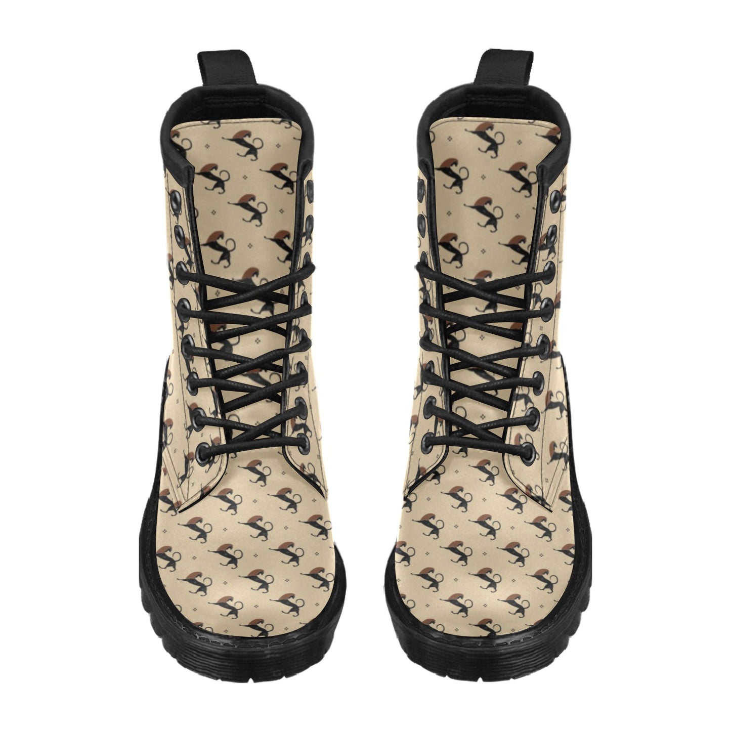 Ancient Greek Print Design LKS3011 Women's Boots