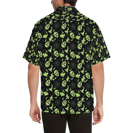 Witch Halloween Print Design LKS306 Men's Hawaiian Shirt