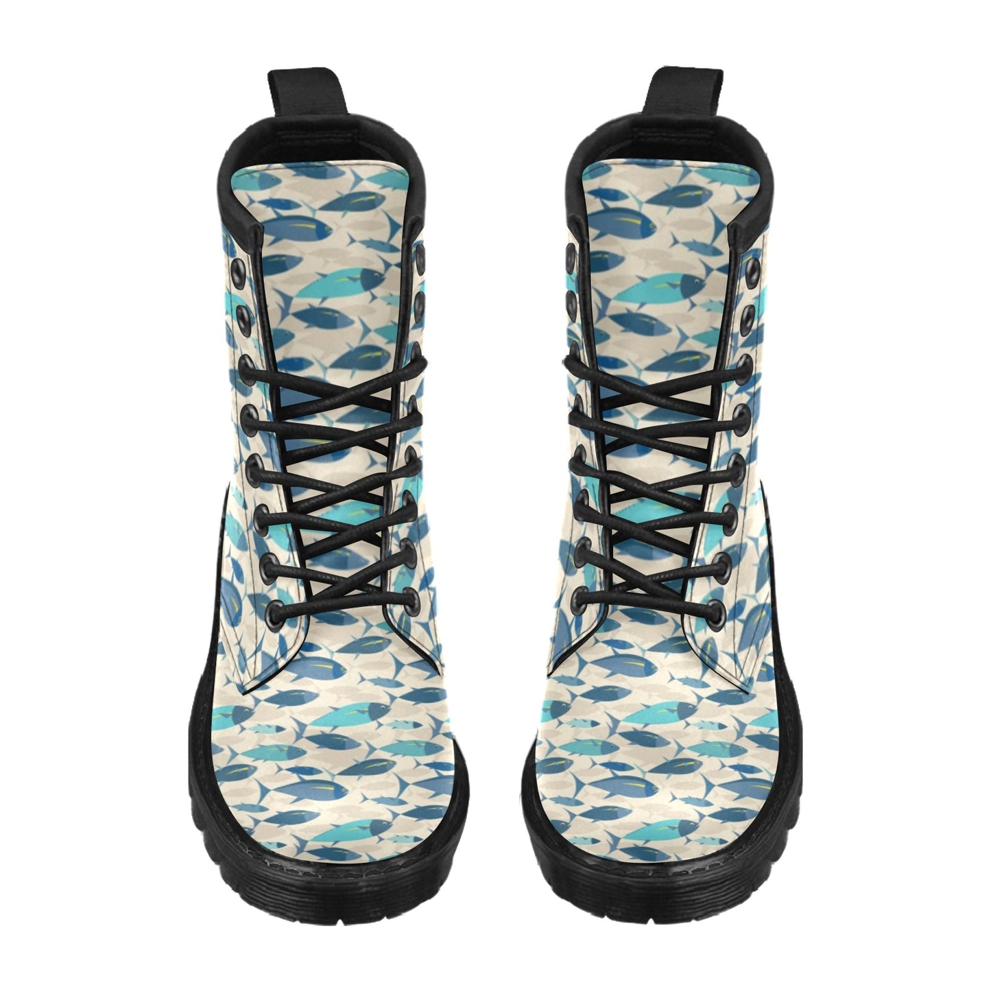Tuna Fish Print Design LKS302 Women's Boots