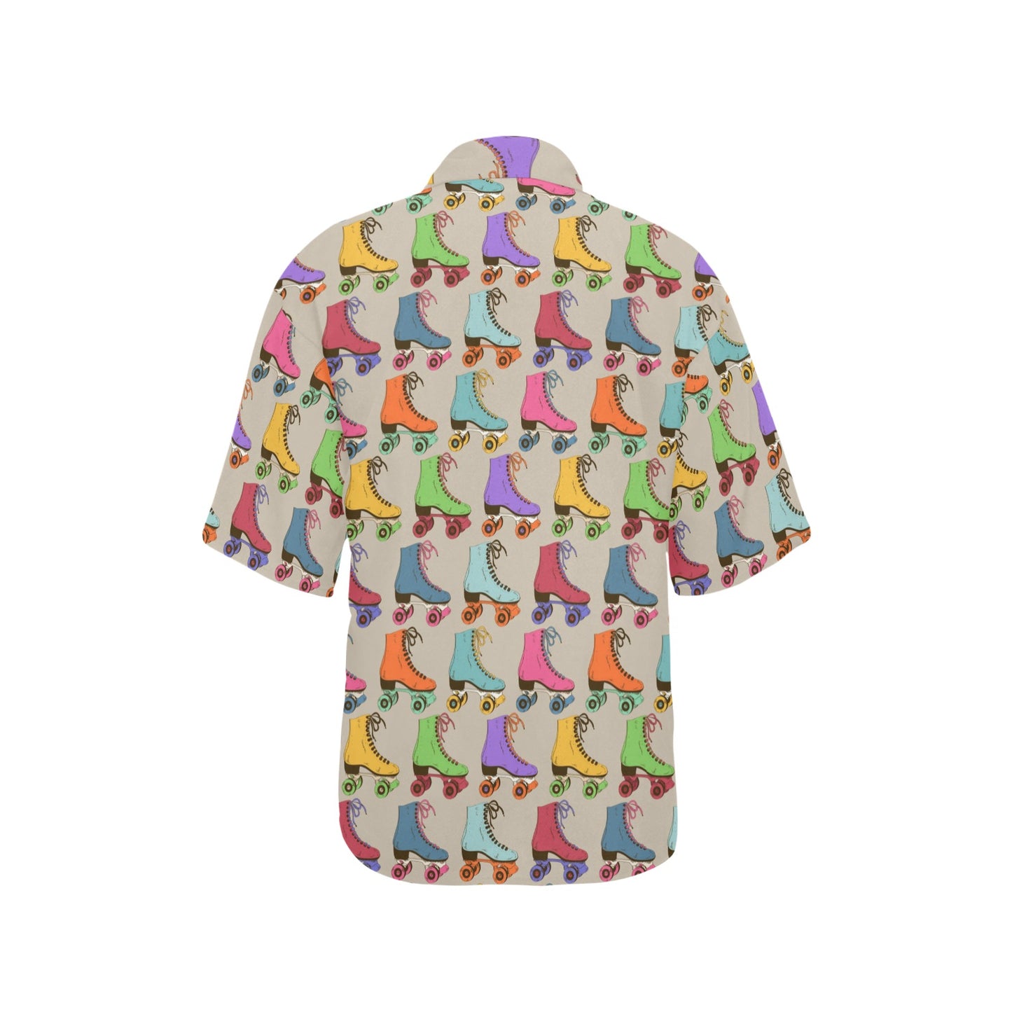 Roller skate Pattern Print Design A01 Women's Hawaiian Shirt