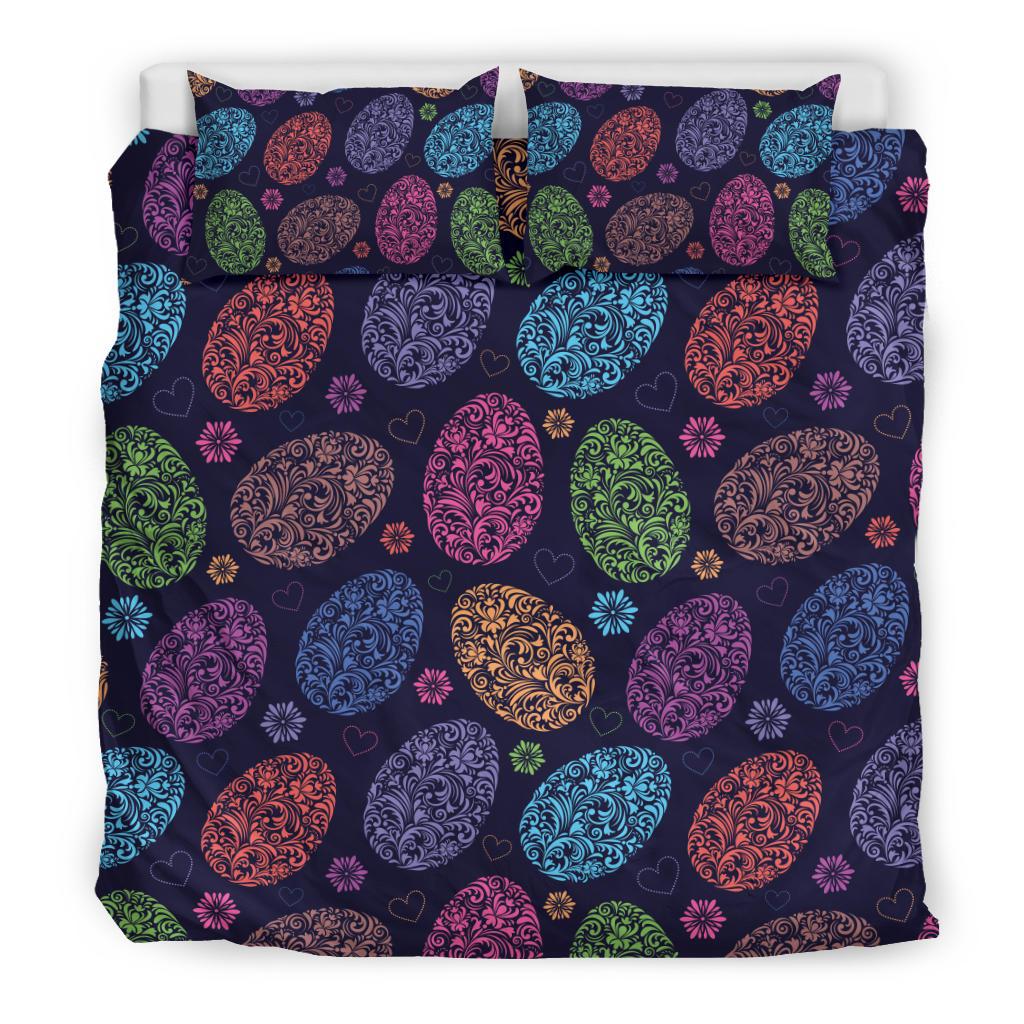Easter Eggs Pattern Print Design RB012 Duvet Cover Bedding Set-JORJUNE.COM