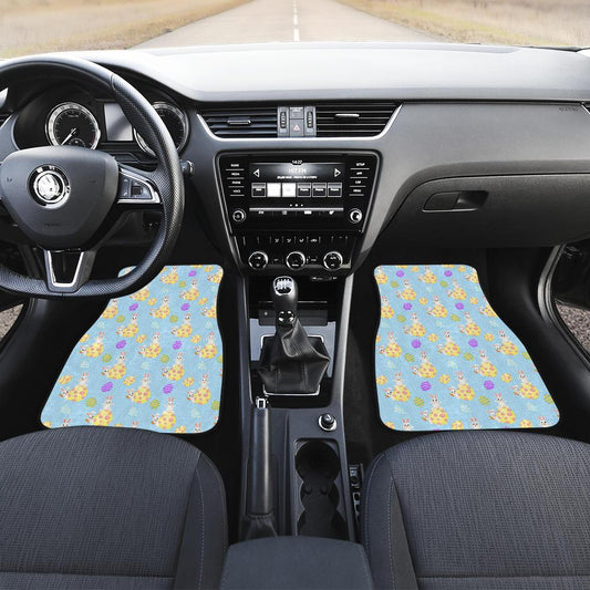 Easter Eggs Pattern Print Design RB015 Car Floor Mats-JorJune