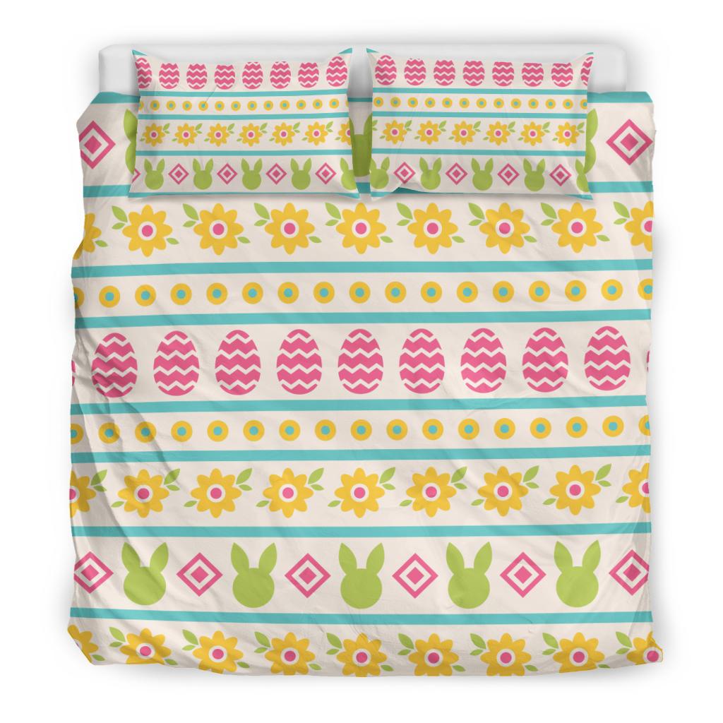 Easter Eggs Pattern Print Design RB016 Duvet Cover Bedding Set-JORJUNE.COM