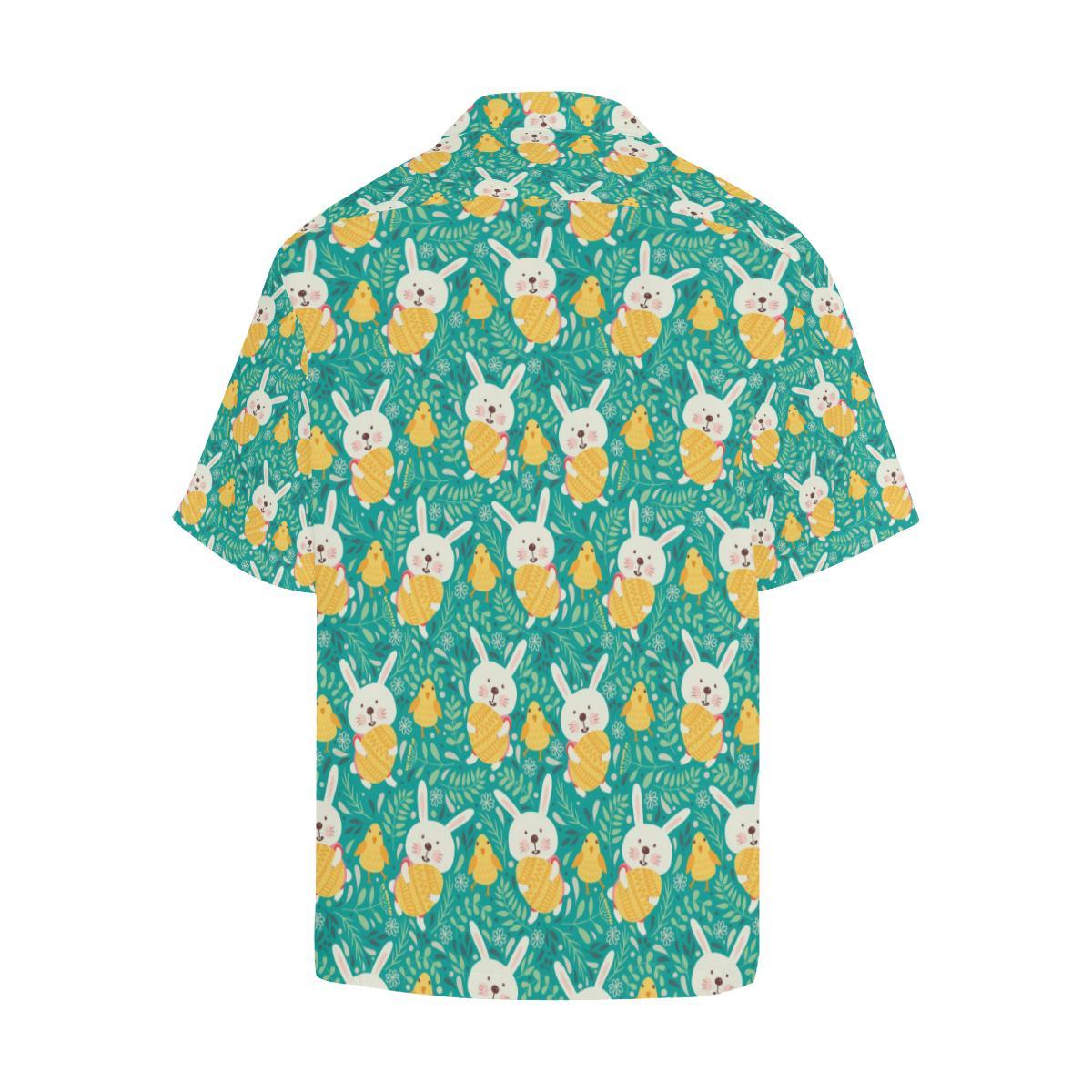 Easter Eggs Pattern Print Design RB02 Men Hawaiian Shirt-JorJune