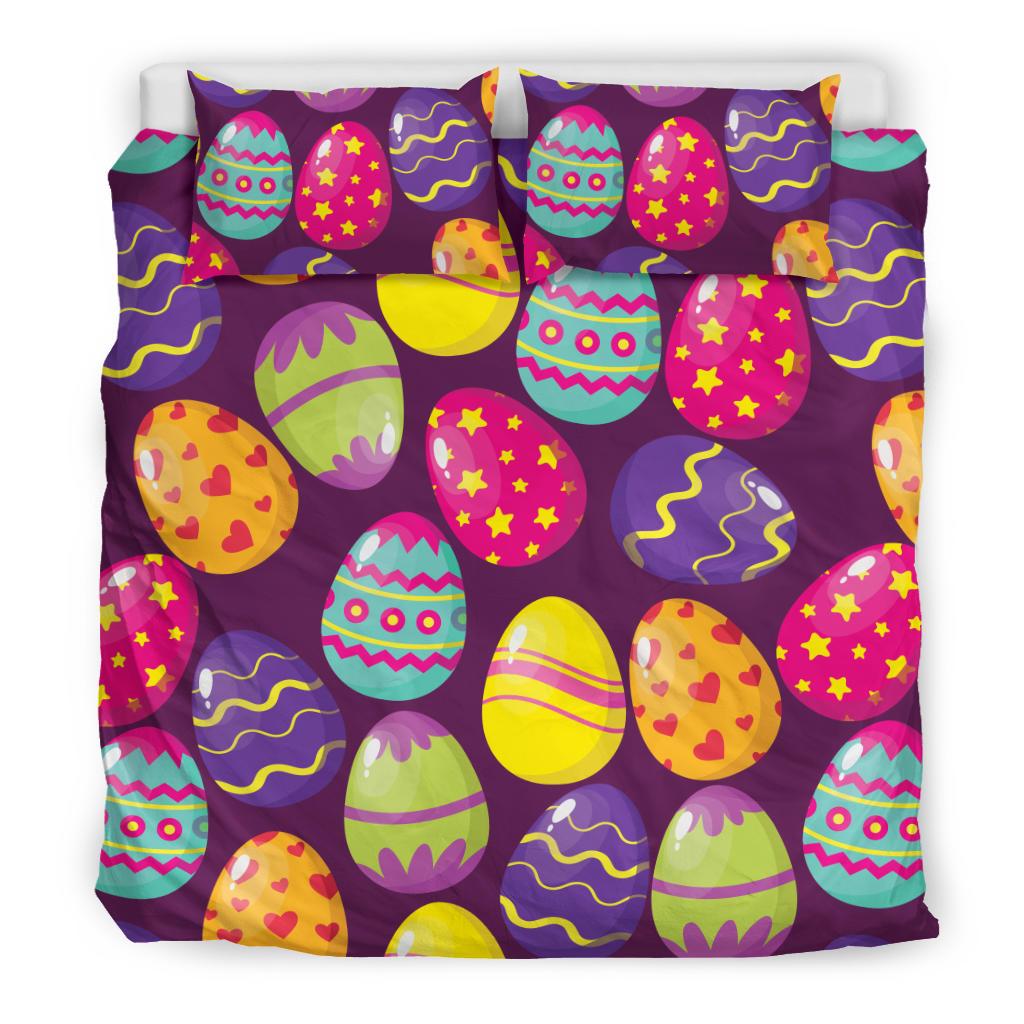 Easter Eggs Pattern Print Design RB04 Duvet Cover Bedding Set-JORJUNE.COM