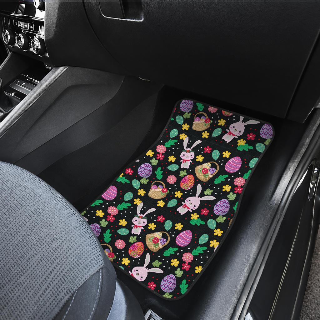 Easter Eggs Pattern Print Design RB05 Car Floor Mats-JorJune