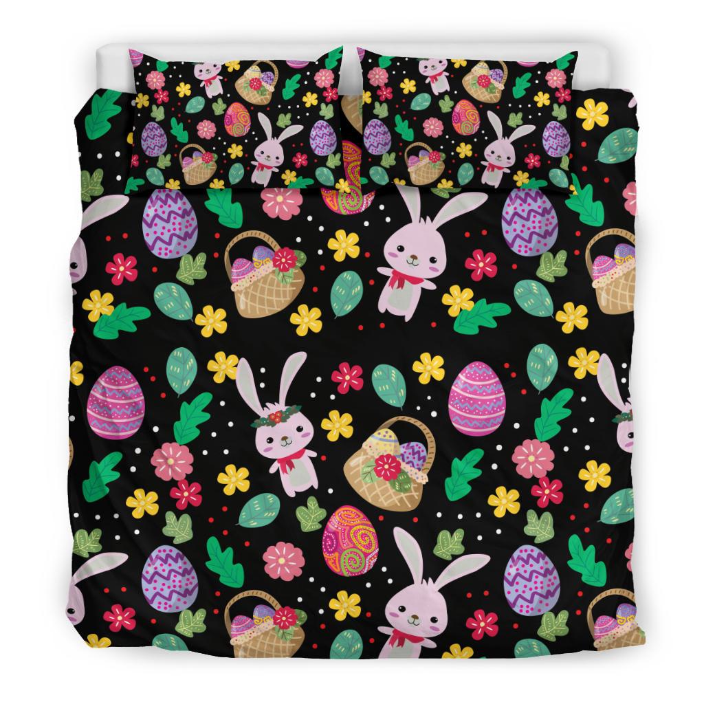 Easter Eggs Pattern Print Design RB05 Duvet Cover Bedding Set-JORJUNE.COM