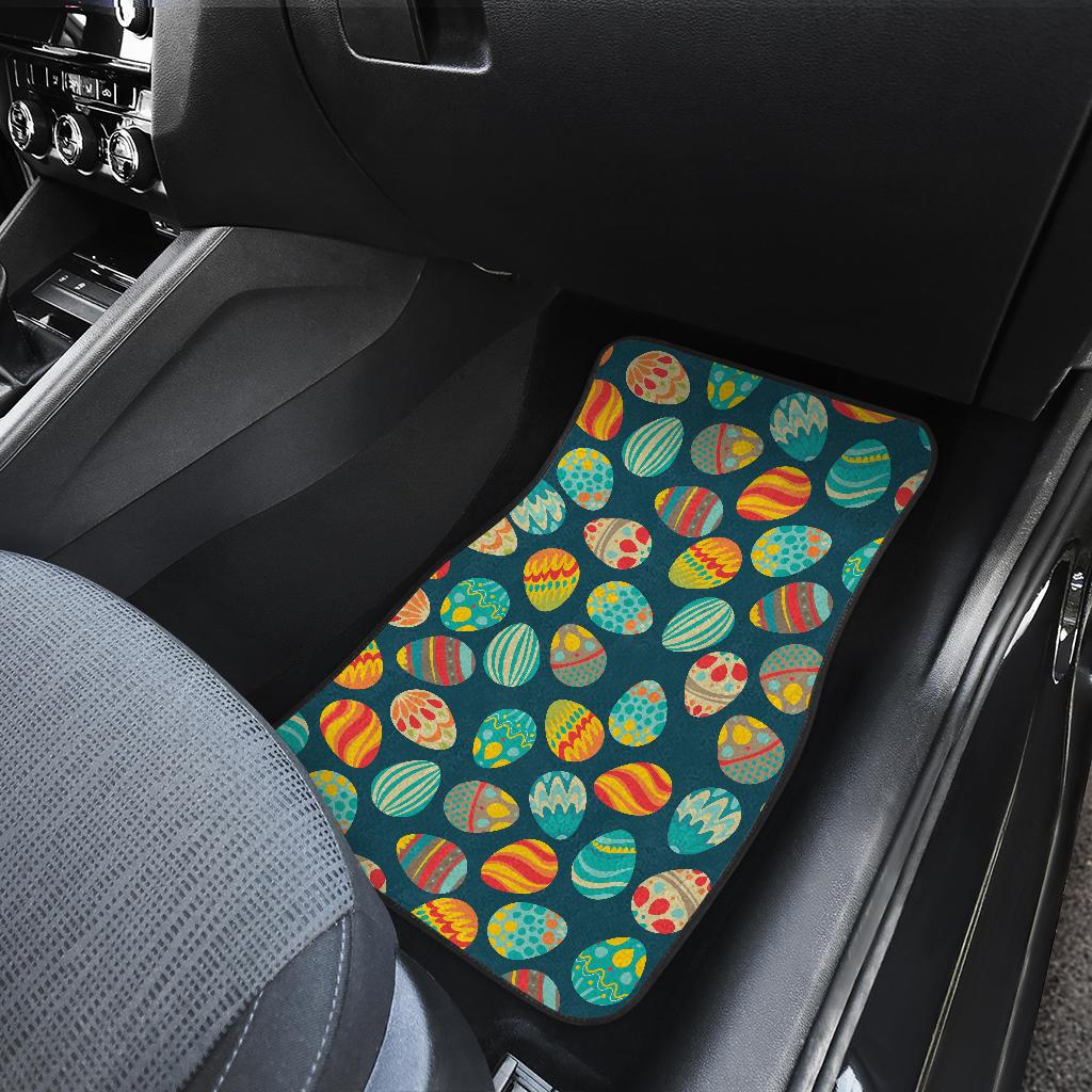 Easter Eggs Pattern Print Design RB09 Car Floor Mats-JorJune