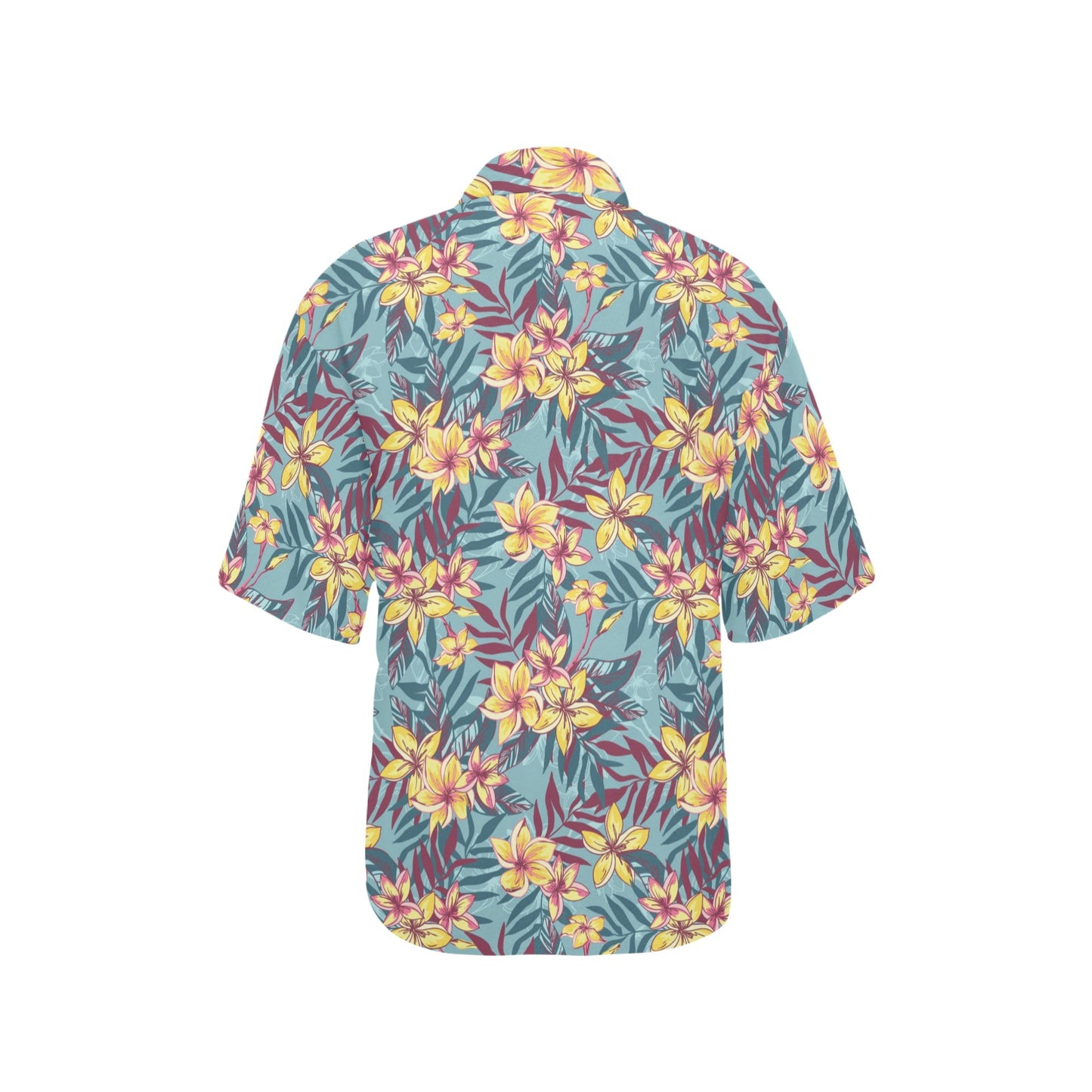 Summer Floral Print Design LKS304 Women's Hawaiian Shirt