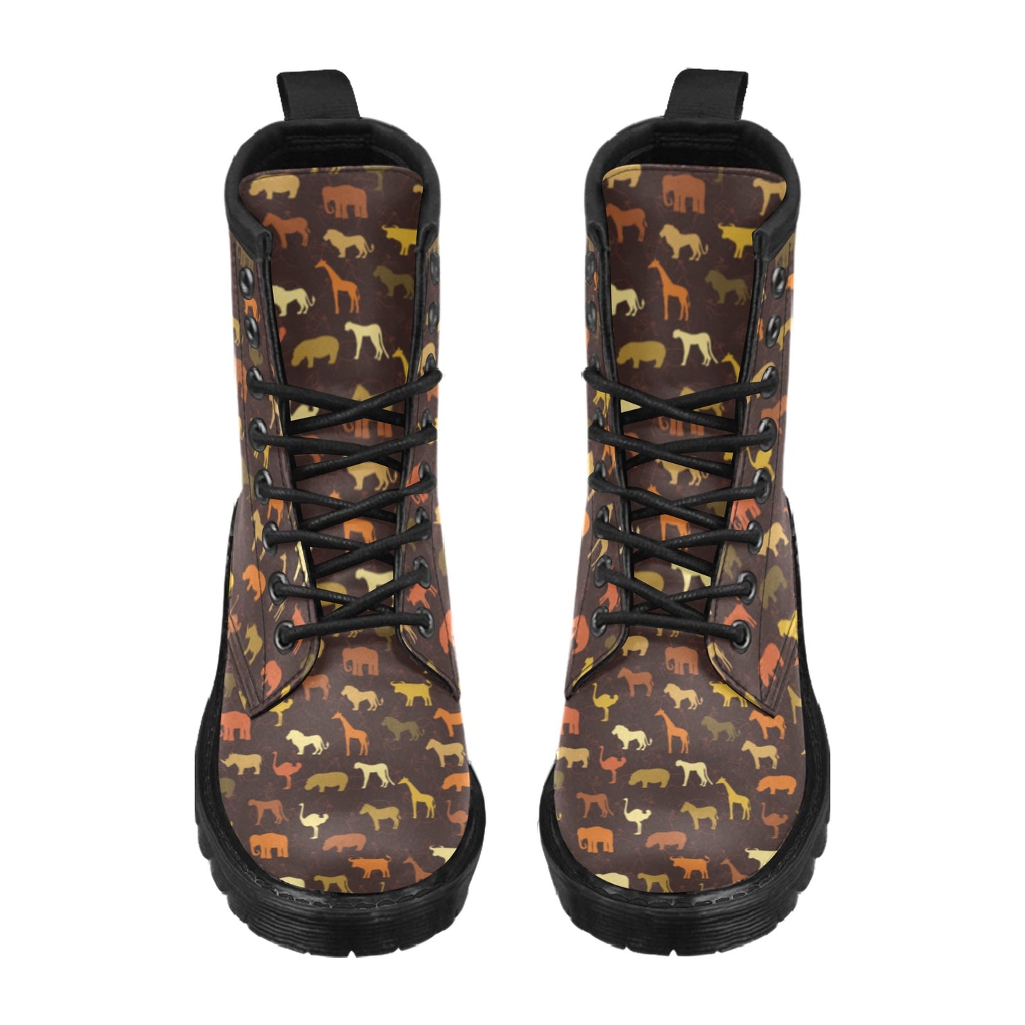 Safari Animal Print Design LKS301 Women's Boots
