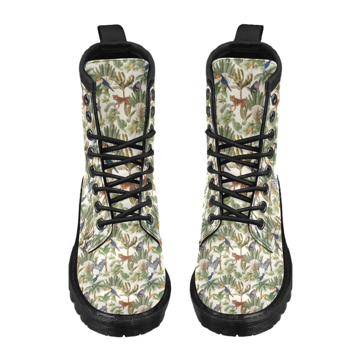 Safari Animal Print Design LKS304 Women's Boots