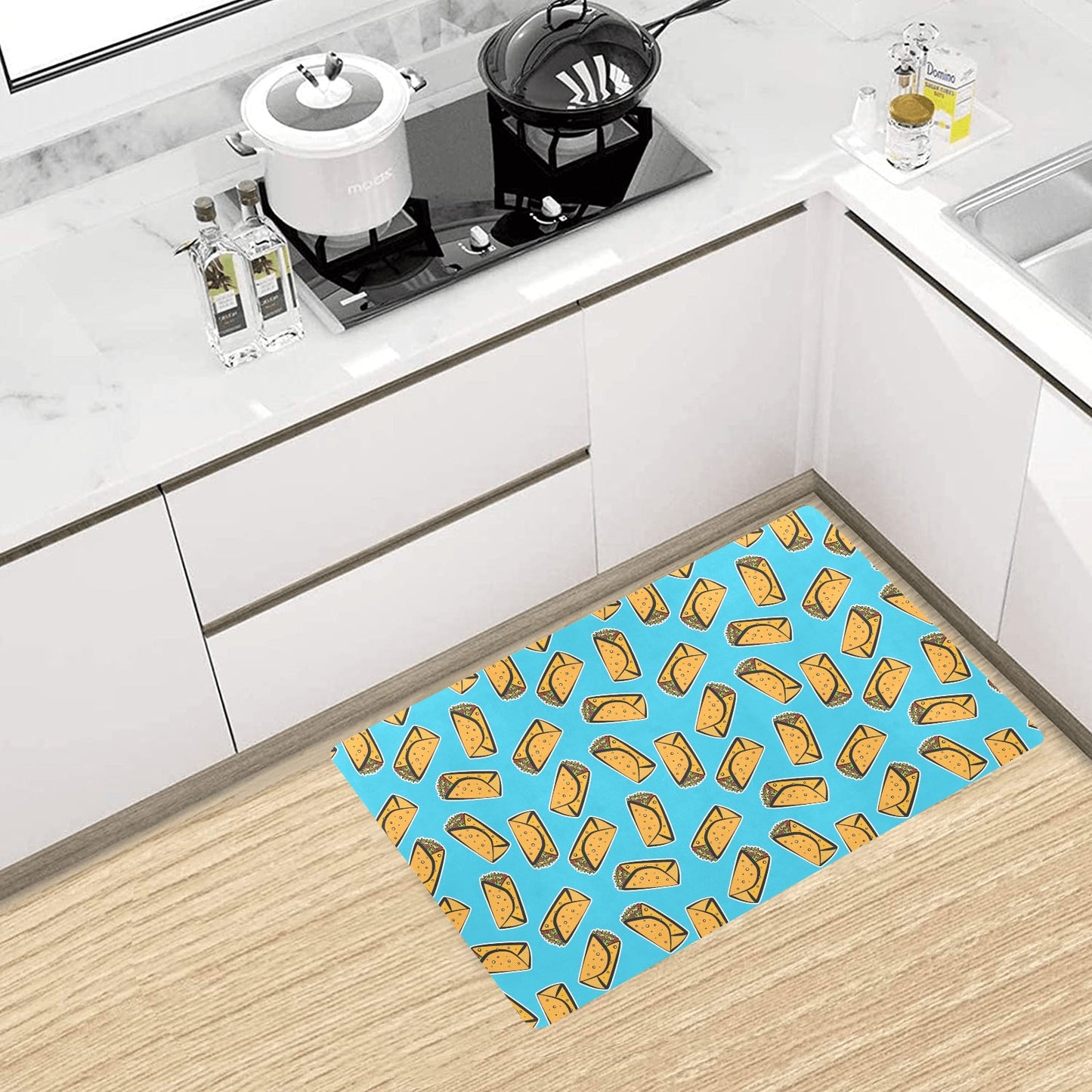Burrito Print Design LKS301 Kitchen Mat