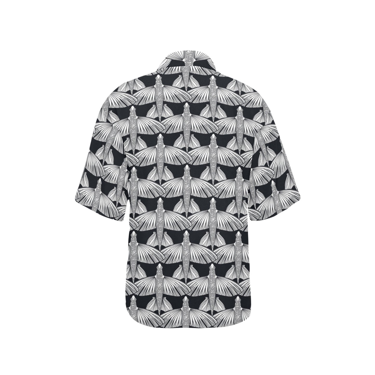 Flying Fish Pattern Print Design 03 Women's Hawaiian Shirt