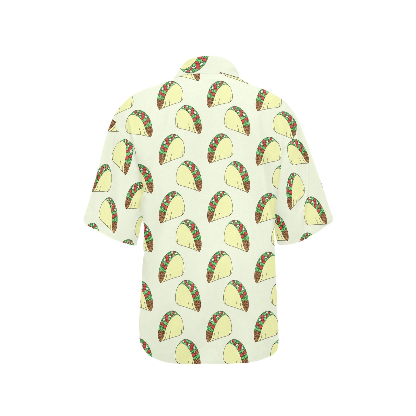 Taco Pattern Print Design TC05 Women's Hawaiian Shirt