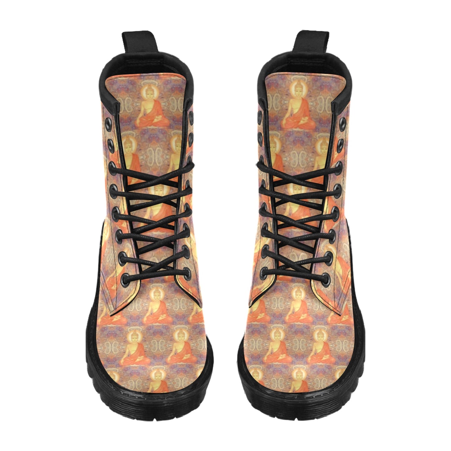 Buddha Indian Colorful Print Women's Boots