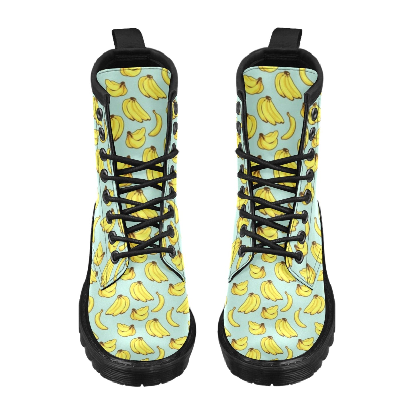 Banana Pattern Print Design BA04 Women's Boots