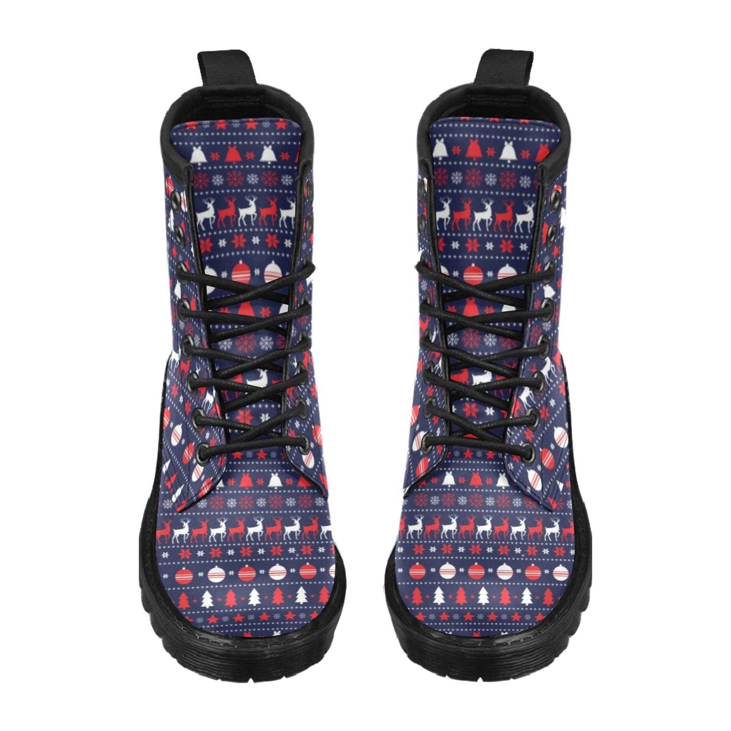 Reindeer Print Design LKS404 Women's Boots