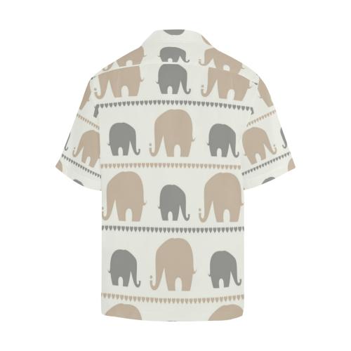 Elephant Cute Men Hawaiian Shirt