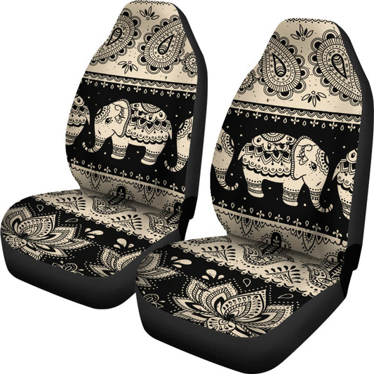 Elephant Hansa Lotus Pattern Universal Fit Car Seat Covers