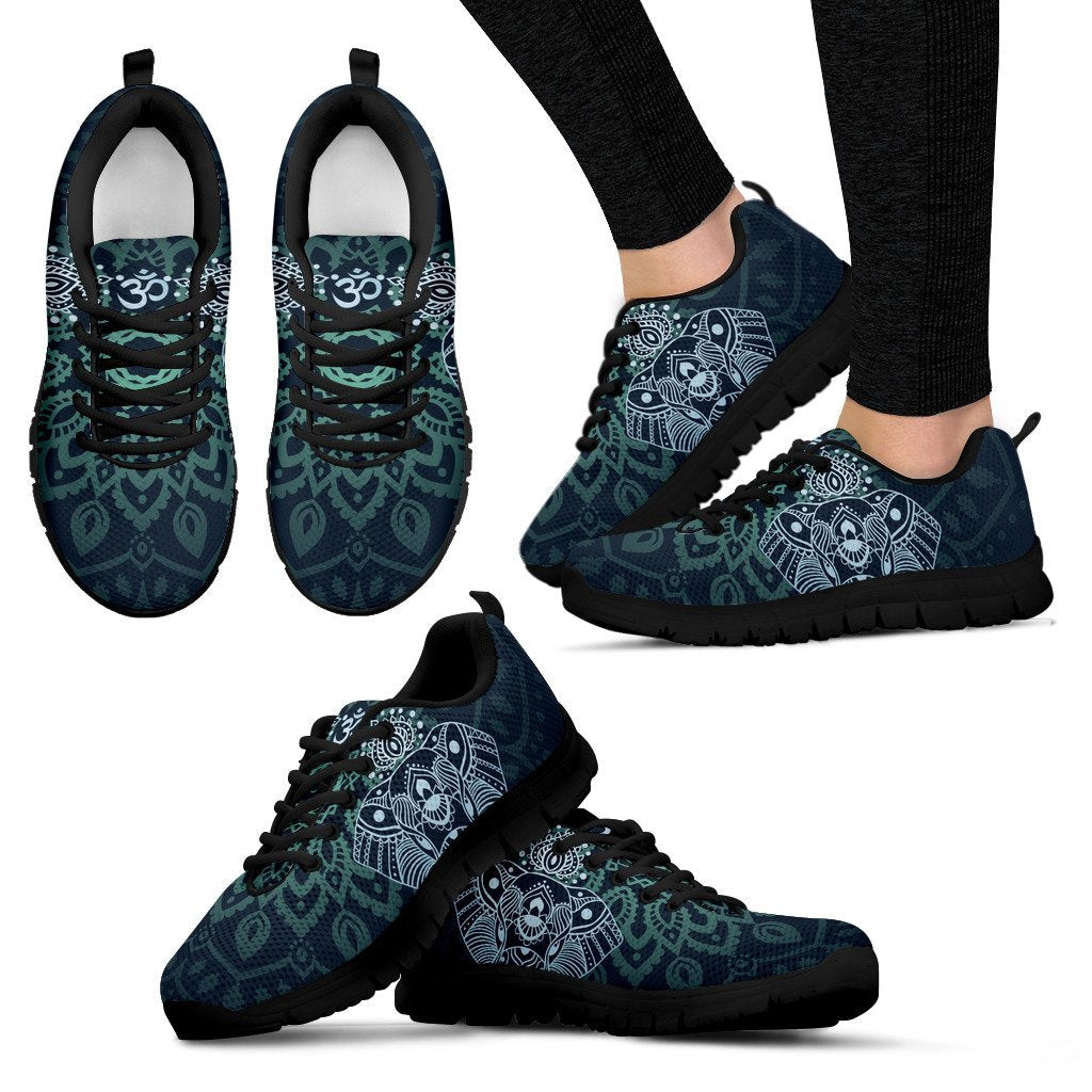 Elephant Mandala Women Sneakers