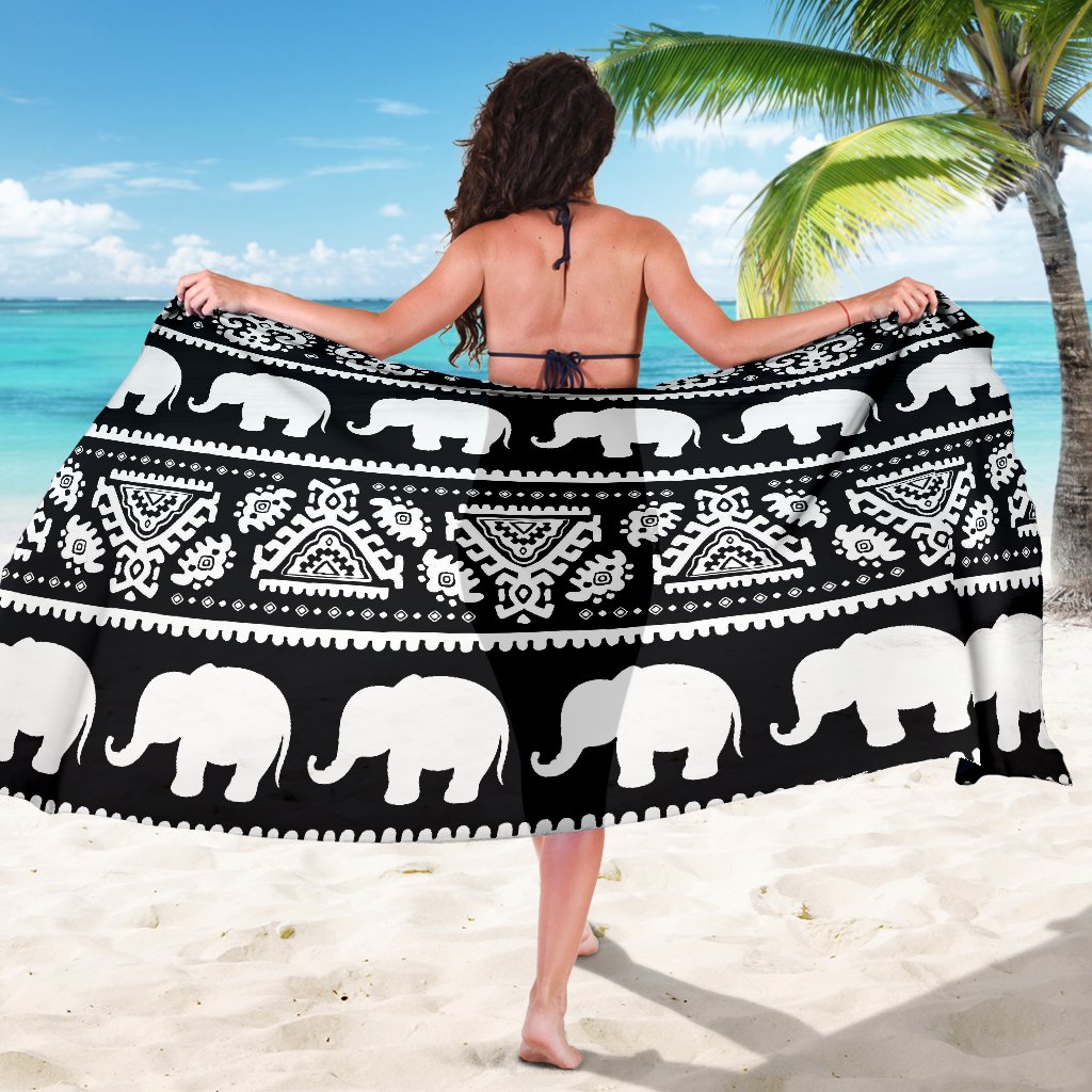 Elephant Pattern Sarong Pareo Wrap