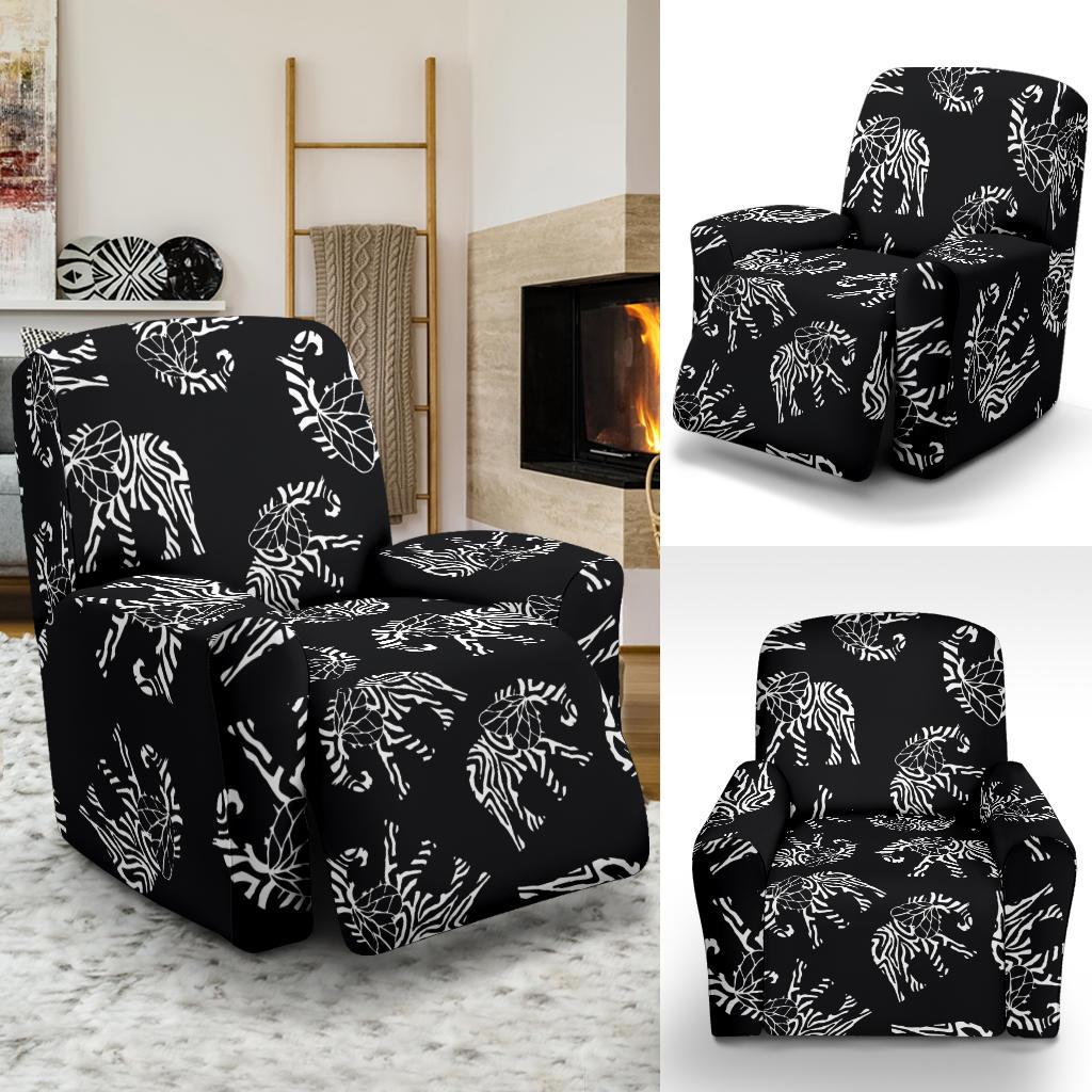 Elephant Tribal Recliner Slipcover-JORJUNE.COM
