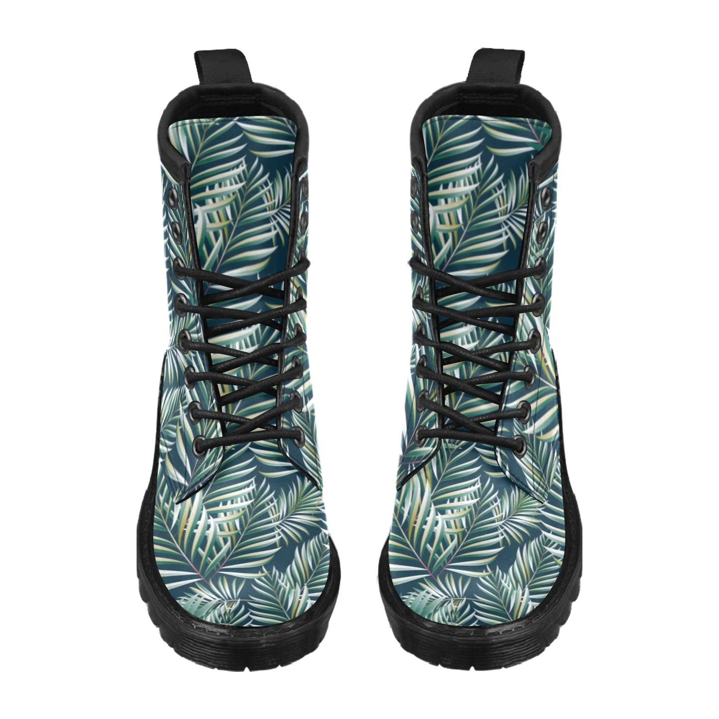 Sun Spot Tropical Palm Leaves hower Curtain Women's Boots