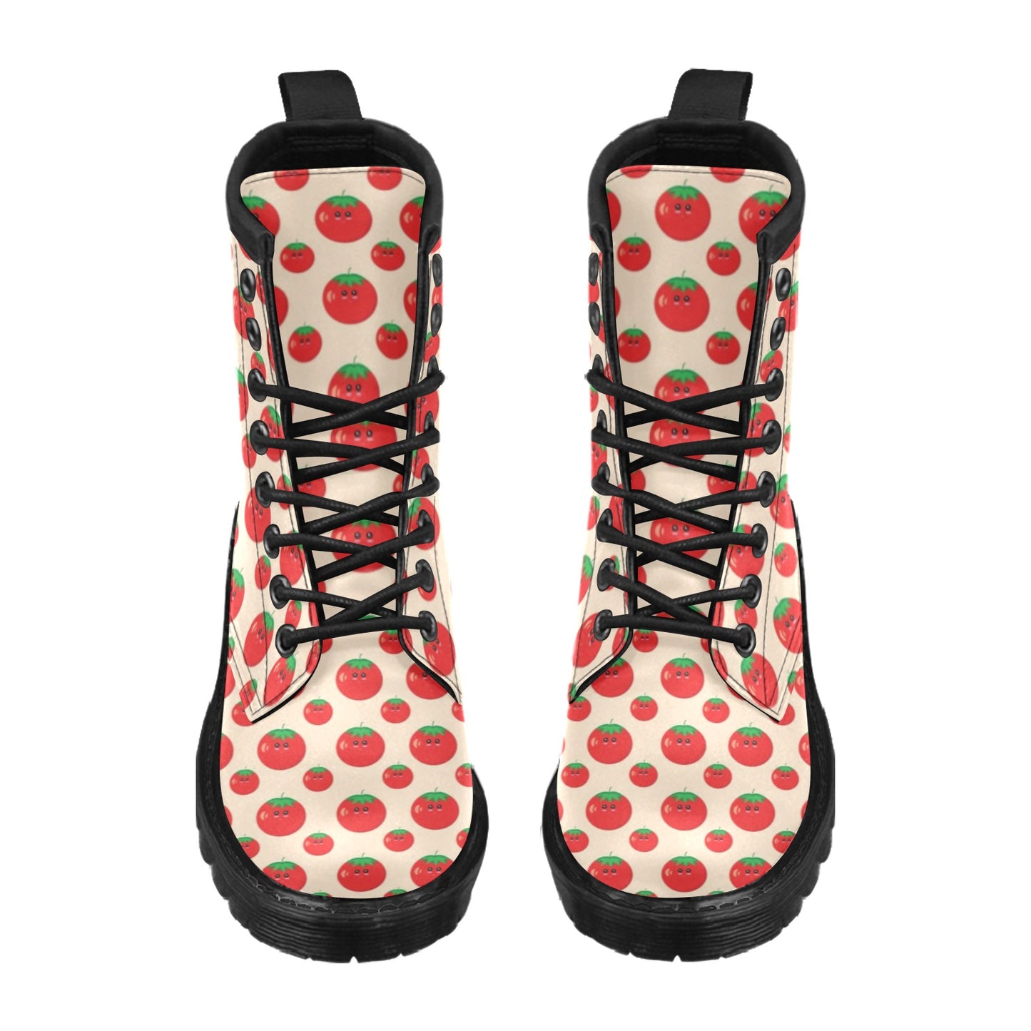 Tomato Print Design LKS308 Women's Boots