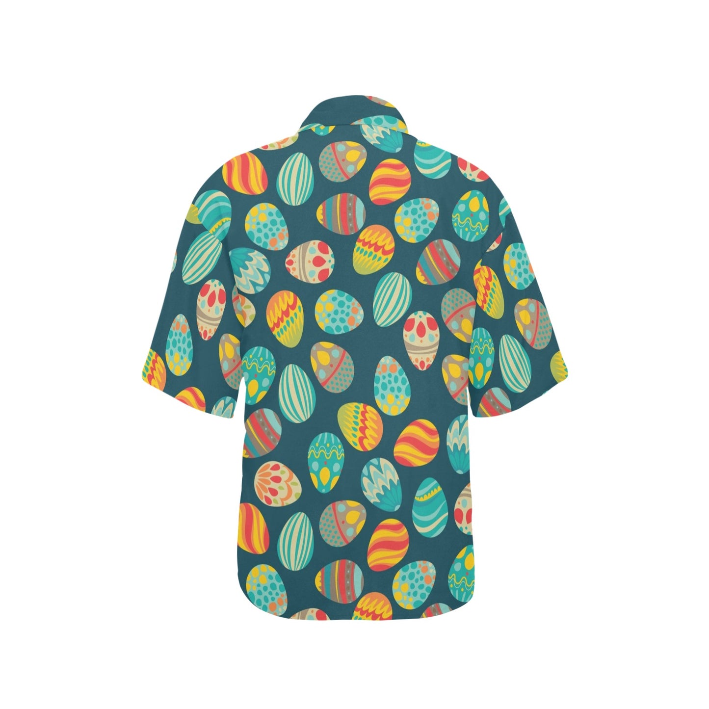 Easter Eggs Pattern Print Design RB09 Women's Hawaiian Shirt