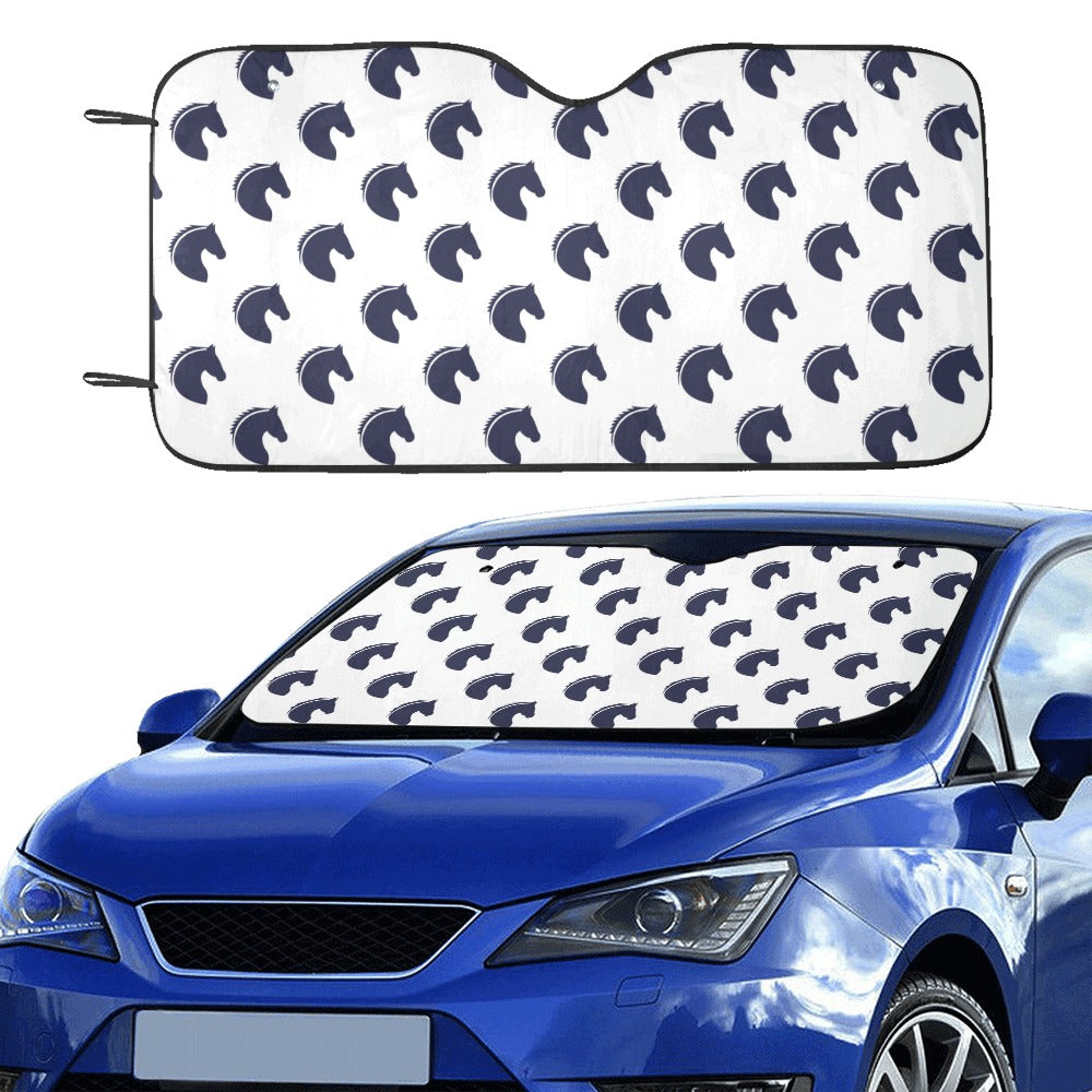 Horse Head Print Design LKS303 Car front Windshield Sun Shade