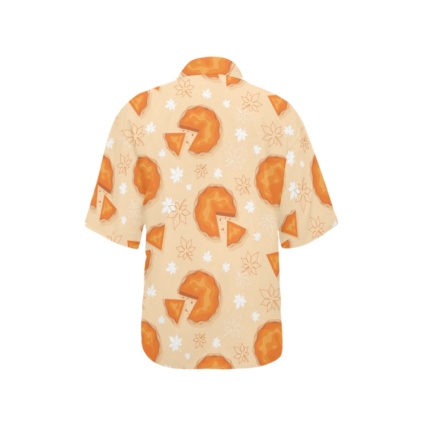Pie Pattern Print Design A01 Women's Hawaiian Shirt