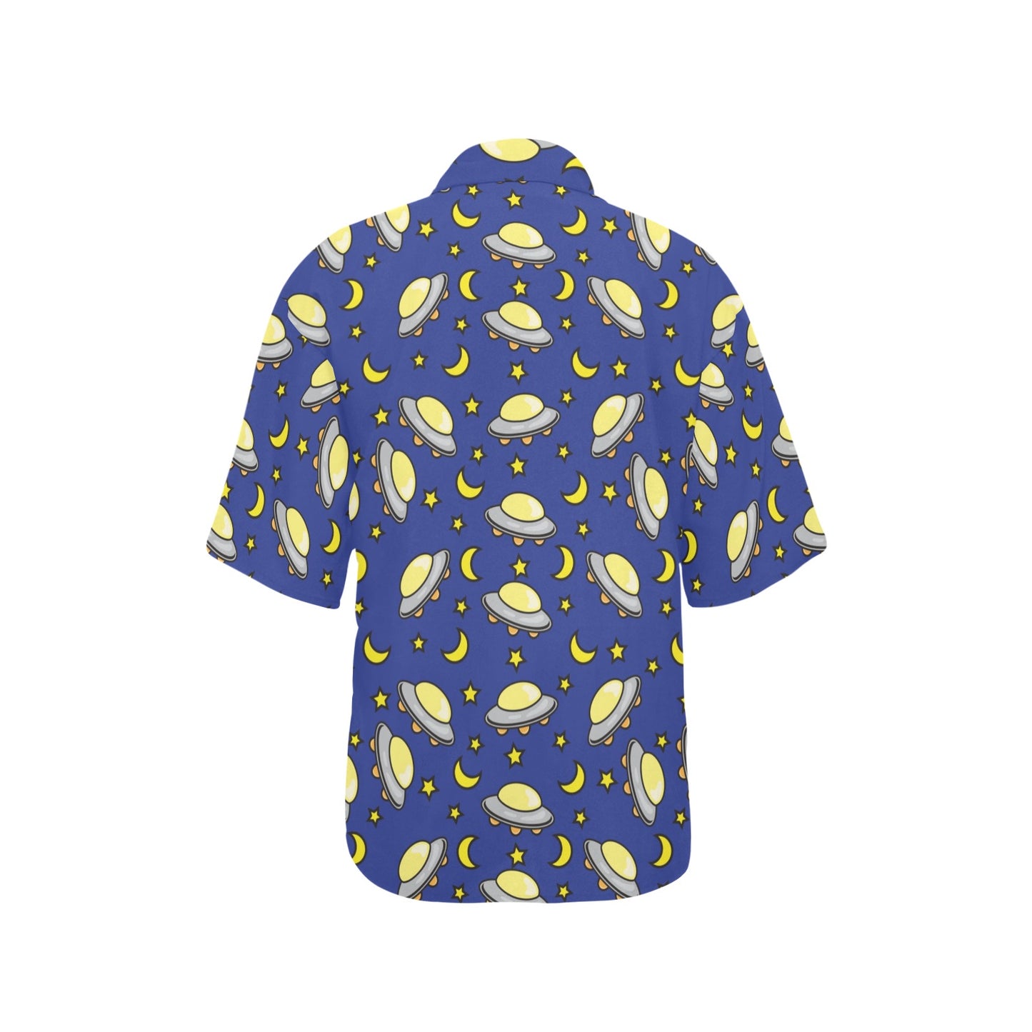 UFO Print Design LKS309 Women's Hawaiian Shirt