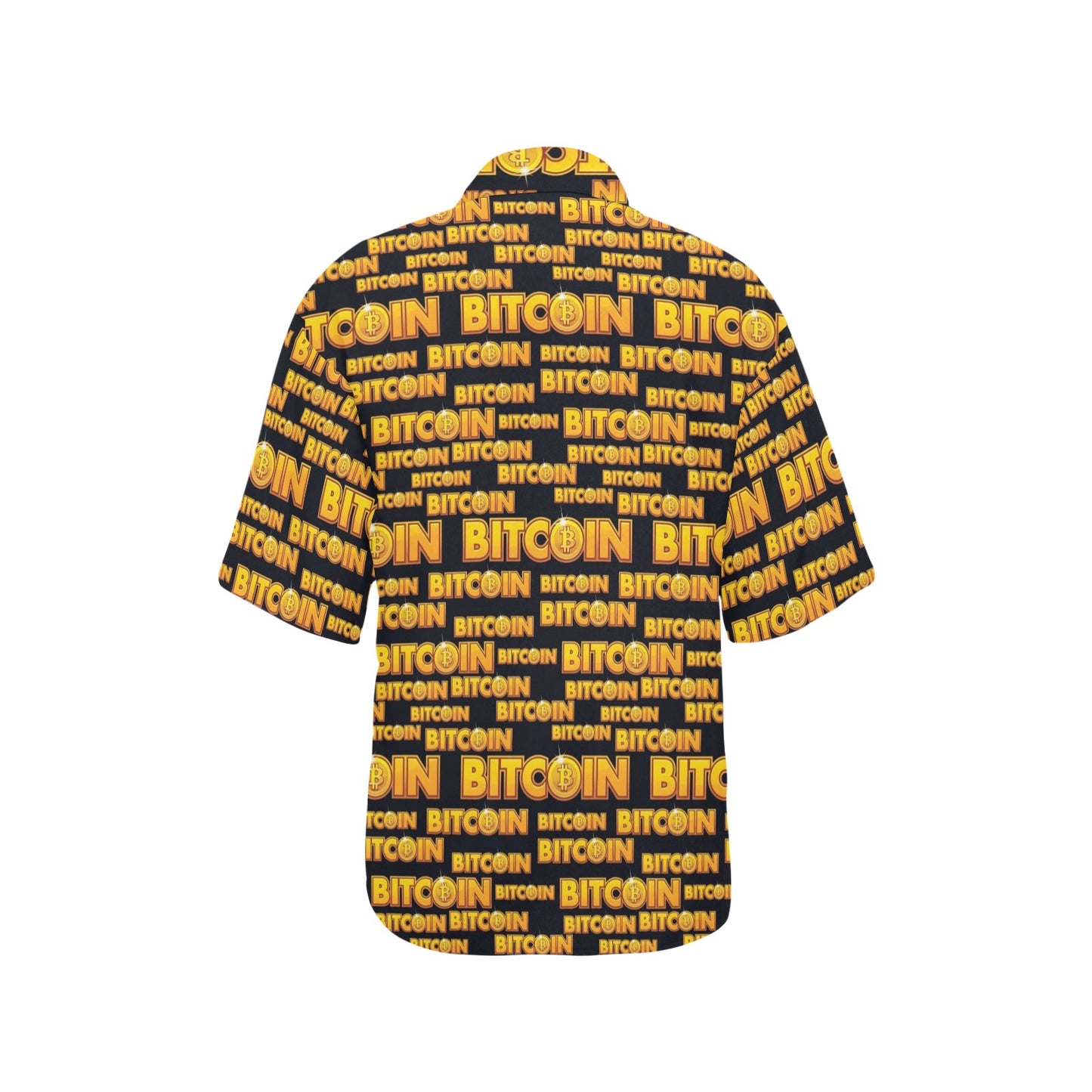 Bitcoin Pattern Print Design DO03 Women's Hawaiian Shirt