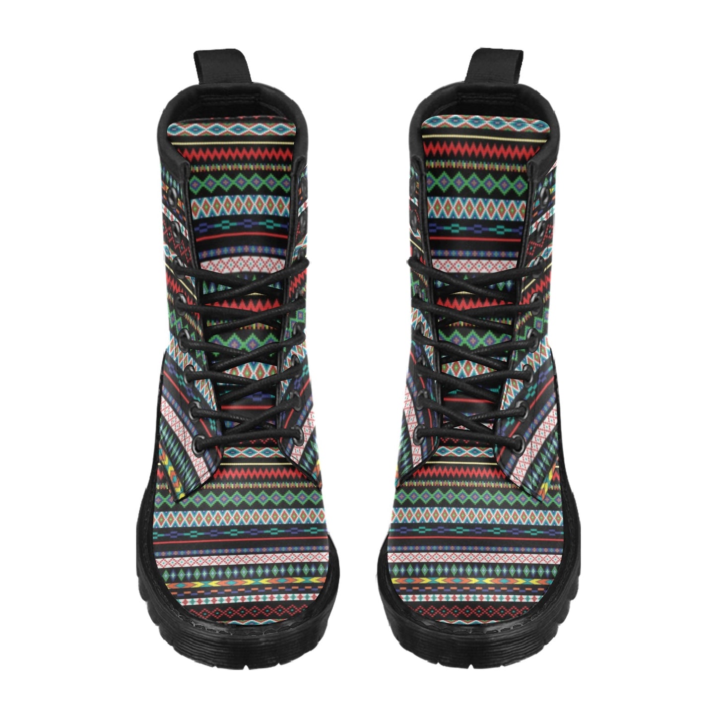 Southwest Pattern Print Design LKS302 Women's Boots